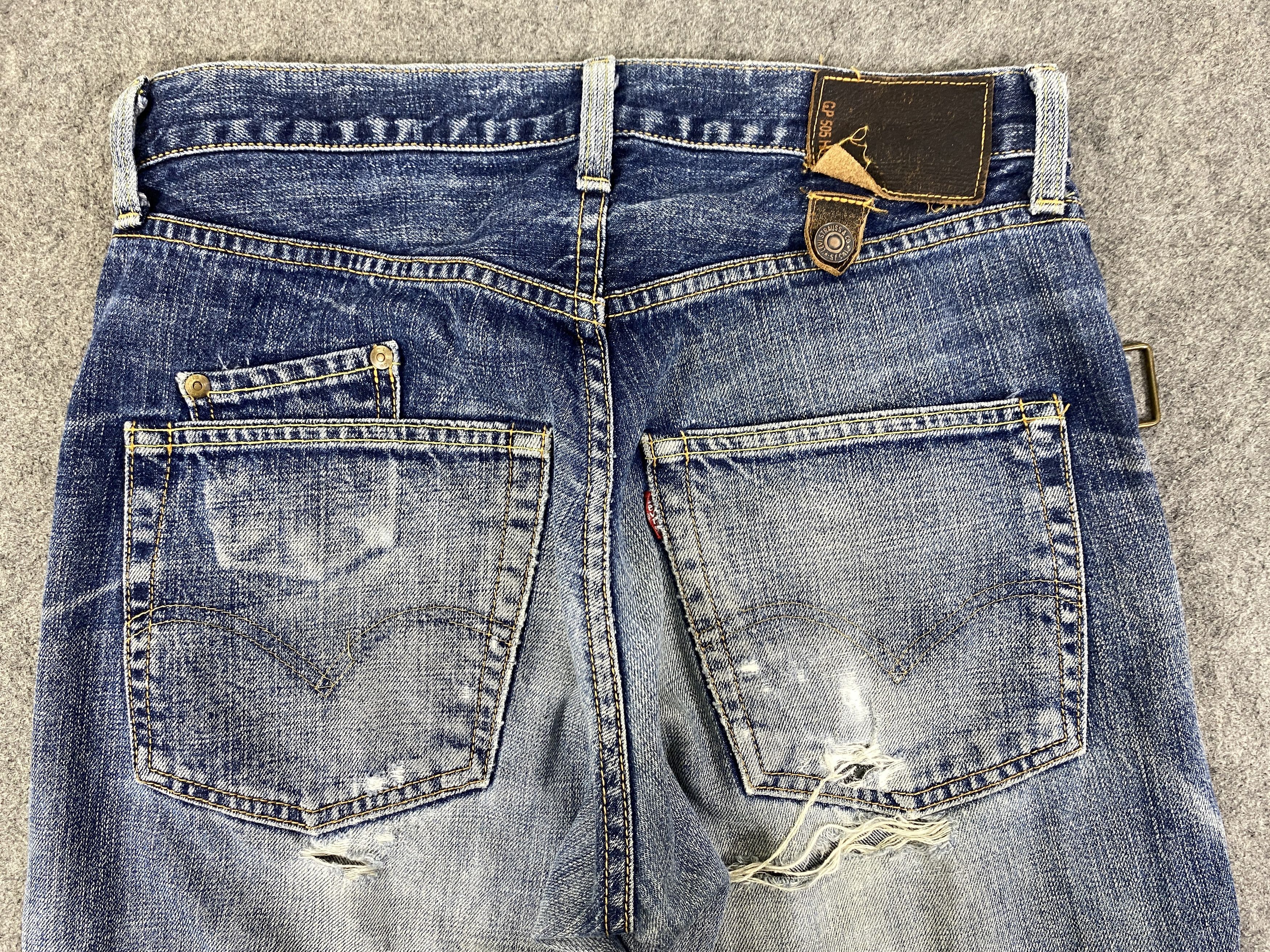 Levi's Faded Blue Vintage Levi's 505 Jeans 30x32.5 - JN3308 Size US 30 / EU 46 - 4 Thumbnail