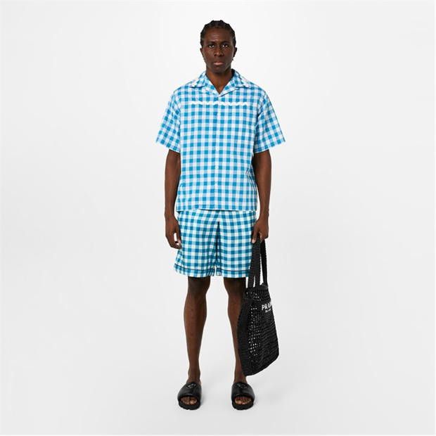 Prada PRADA Gingham Check Bermuda Shorts - M Size US 30 / EU 46 - 5 Thumbnail