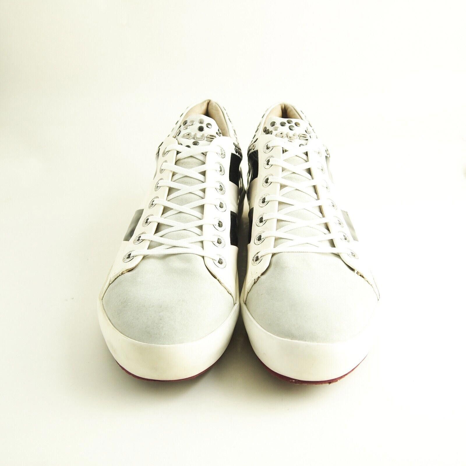 Paciotti Paciotti 4us Low Top Sneakers Studded White US 11 EU 44 Size US 11 / EU 44 - 3 Thumbnail