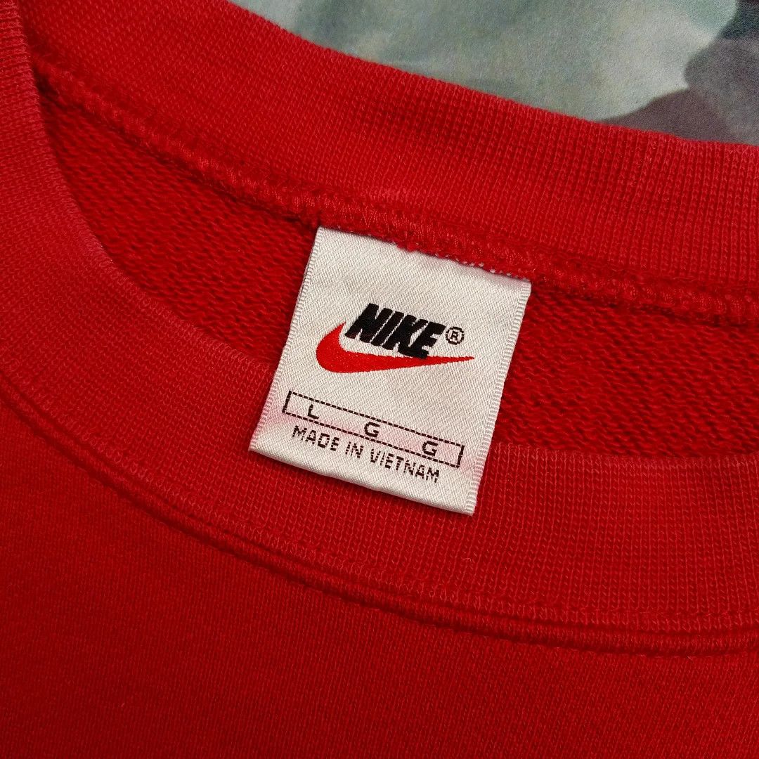 Nike Vintage 90s Nike small swoosh Sweatshirts Size US L / EU 52-54 / 3 - 2 Thumbnail