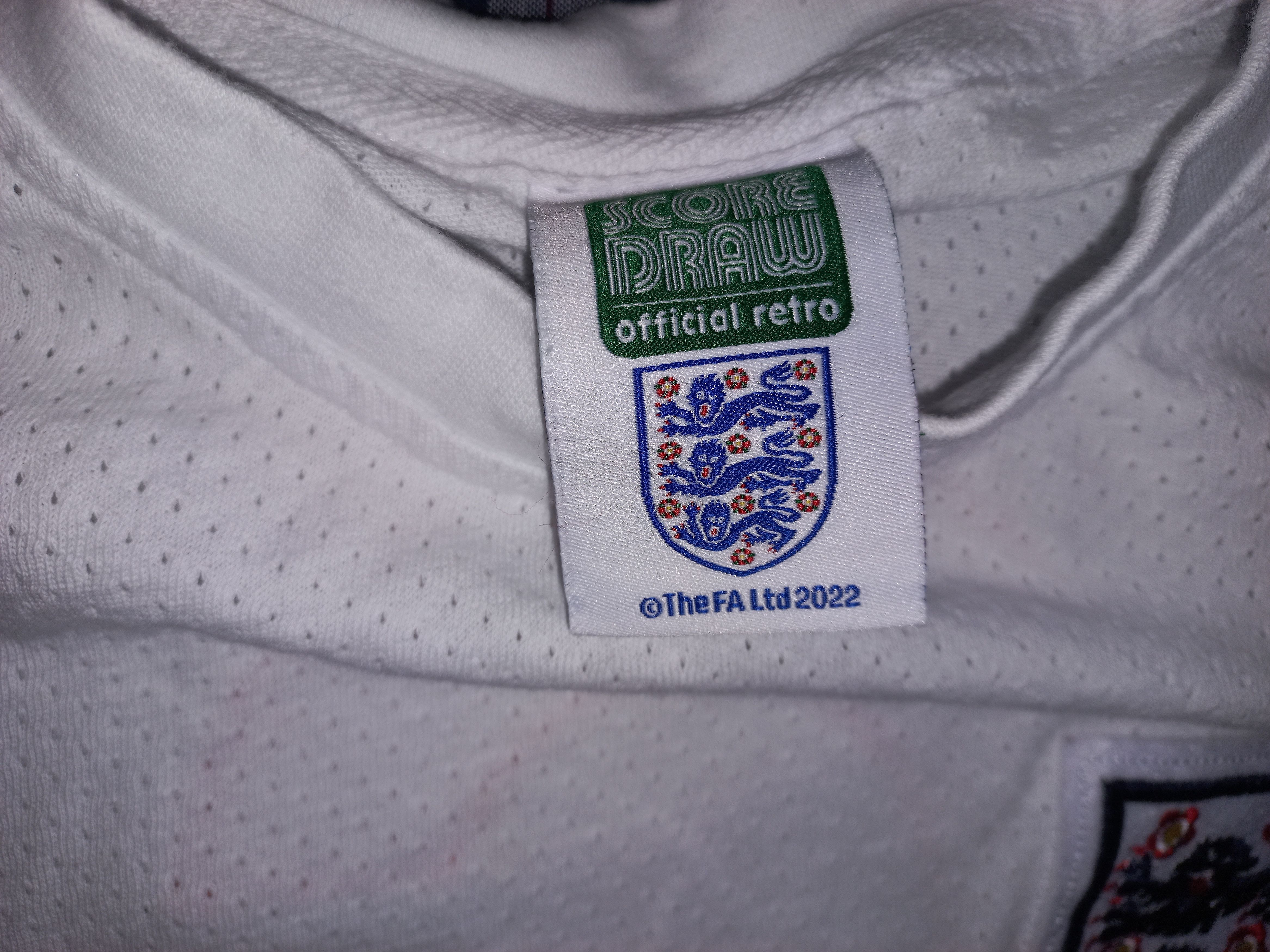 Other Score Draw Retro World Cup England 1970 #6 shirt (Size M) Size US M / EU 48-50 / 2 - 5 Thumbnail