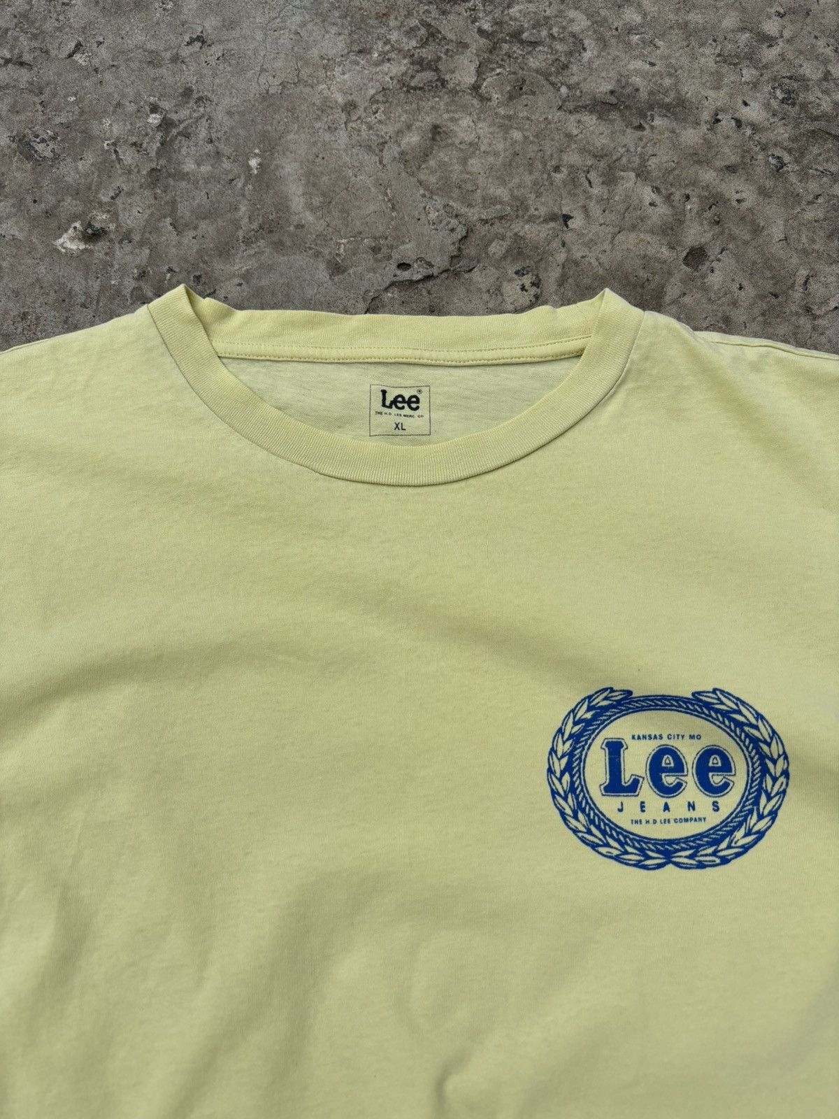 Japanese Brand × Lee Lee Emblem Printed Tee Size US XL / EU 56 / 4 - 3 Thumbnail
