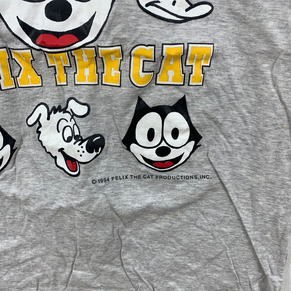 Anime Vintage 1994 FELIX THE CAT Skippy Cartoon Anime Tee Shirt Size S / US 4 / IT 40 - 5 Thumbnail