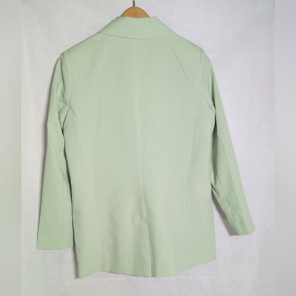 Other Miss Selfridge Sz 6 Light Mint Green Double-Breasted Blazer Size M / US 6-8 / IT 42-44 - 4 Thumbnail