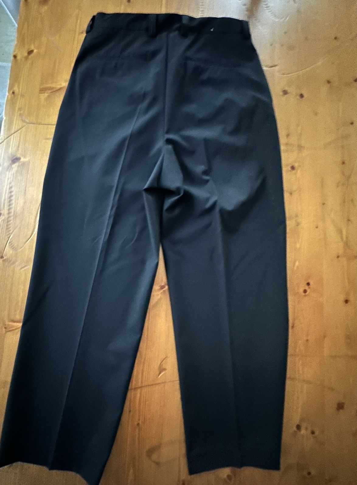 Zara Zara Pleated Black Oversized Pants Size US 31 - 7 Thumbnail