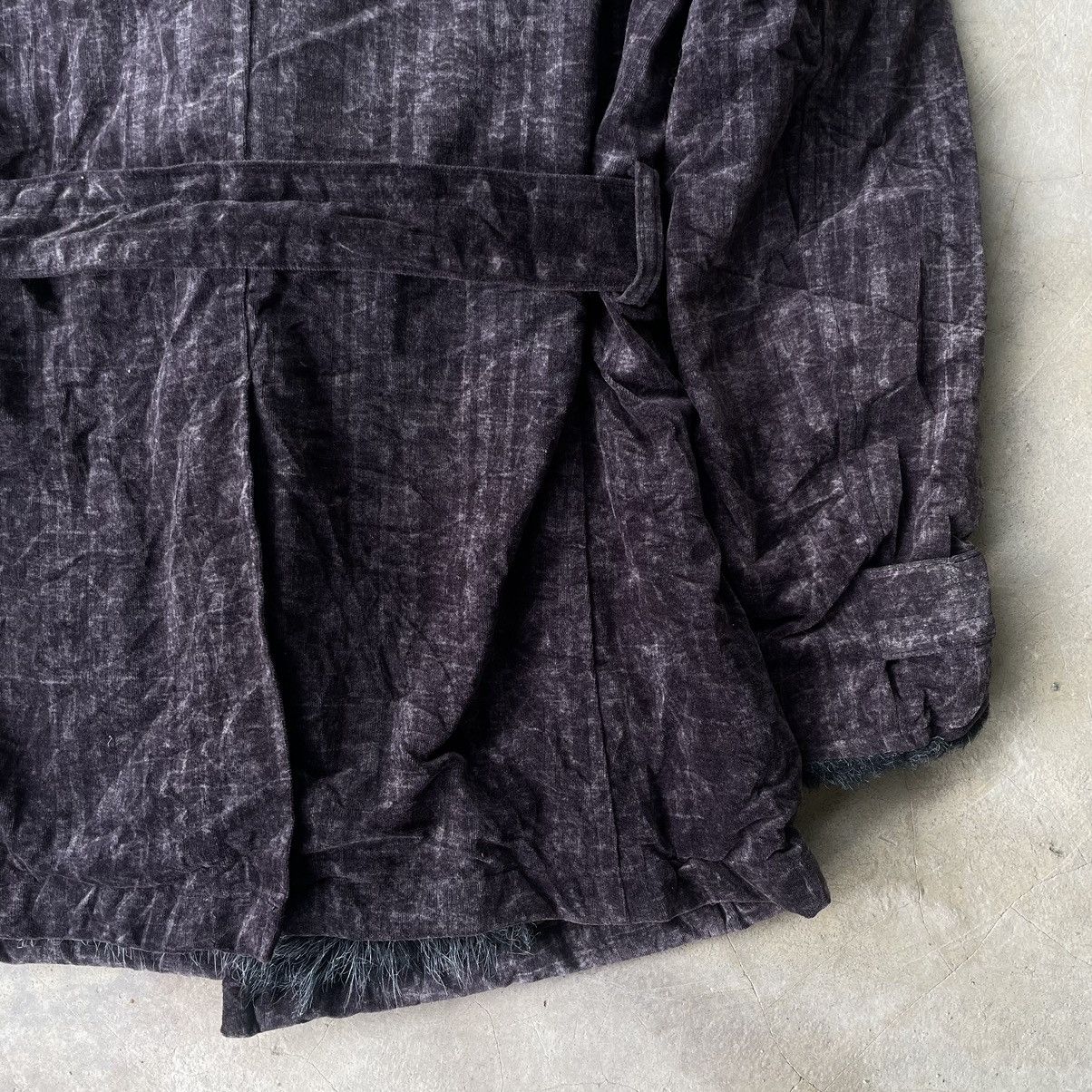 Tornado Mart 🇯🇵Tornado Mart Faux Fur Velvet Belted Gothic Punk Coat Jacket Size US M / EU 48-50 / 2 - 23 Thumbnail