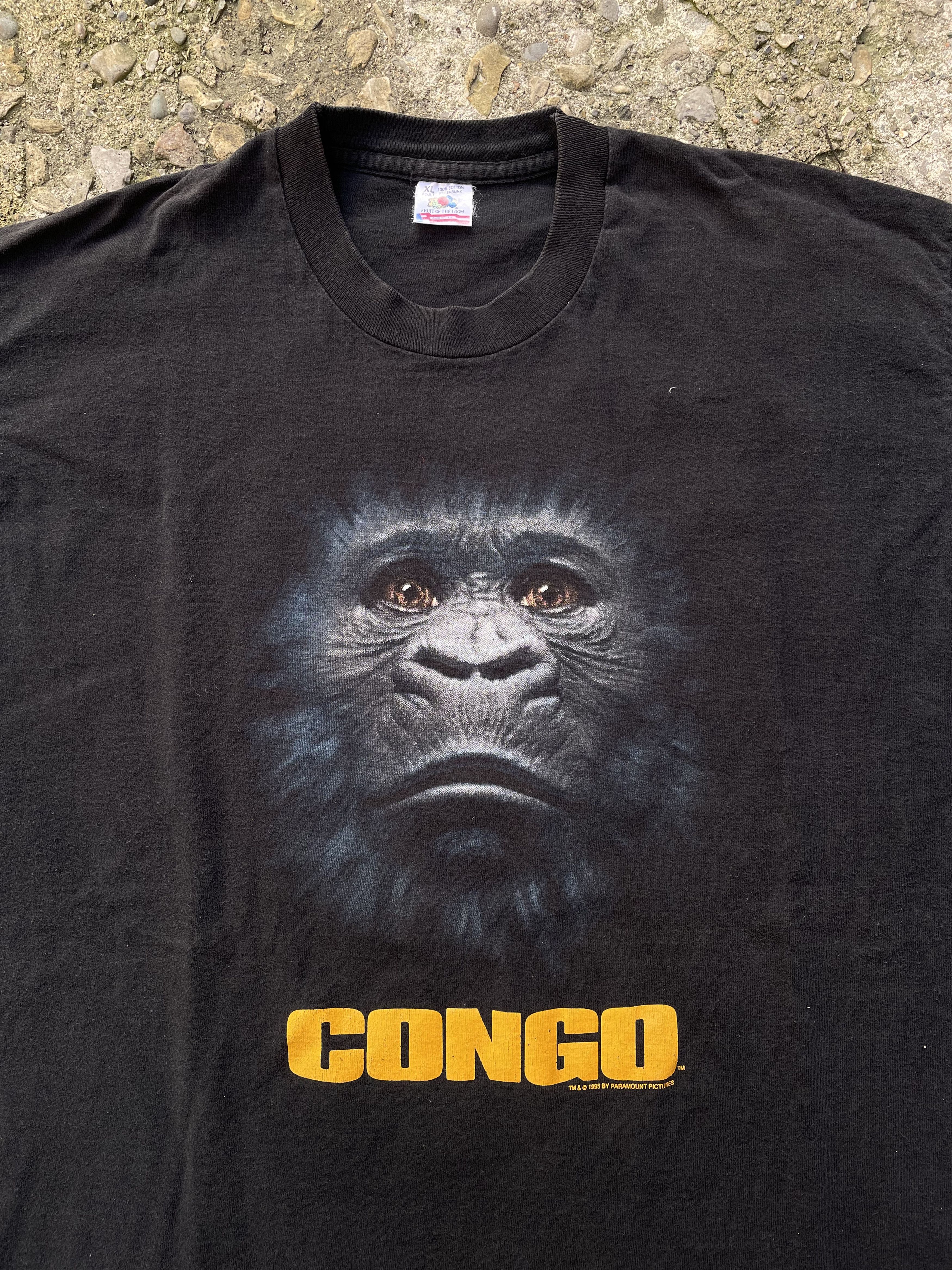 Vintage VTG 1995 Congo Movie Promo Graphic T-Shirt Size US XL / EU 56 / 4 - 2 Thumbnail