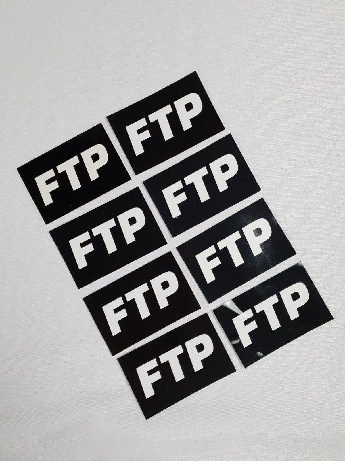 FTP Black Box Logo Stickers (x1 2016 & x7 2026)