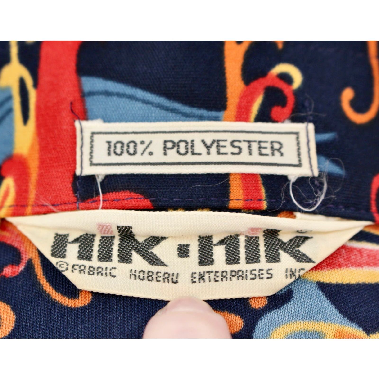 Vintage VINTAGE Nik-Nik Shirt 70s Mens Polyester Print Flame Erte Woman Sz M Blue Disco 1970s Size US M / EU 48-50 / 2 - 4 Thumbnail