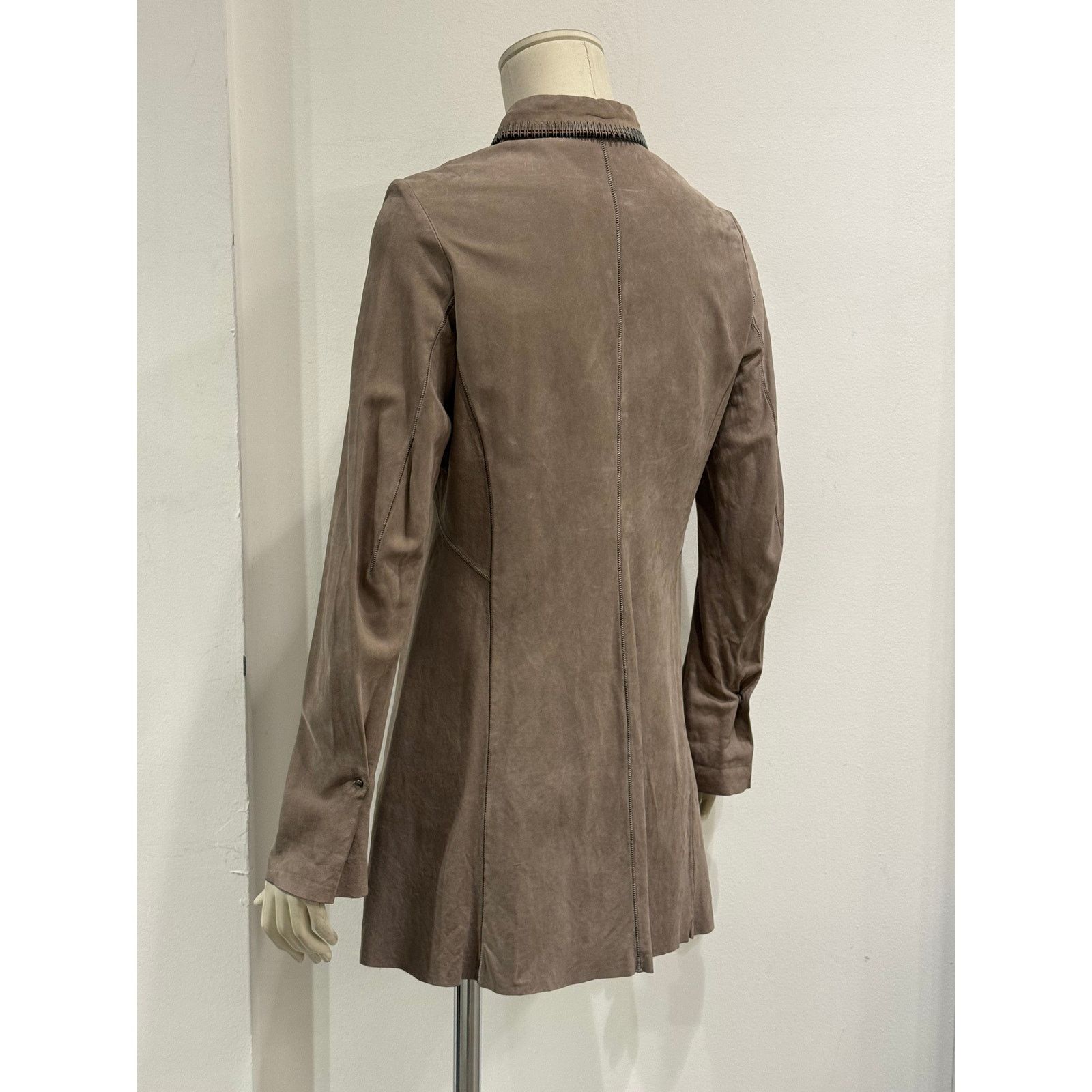 Isaac Sellam Experience Isaac Sellam metal neck inserts leather jacket Size S / US 4 / IT 40 - 8 Thumbnail