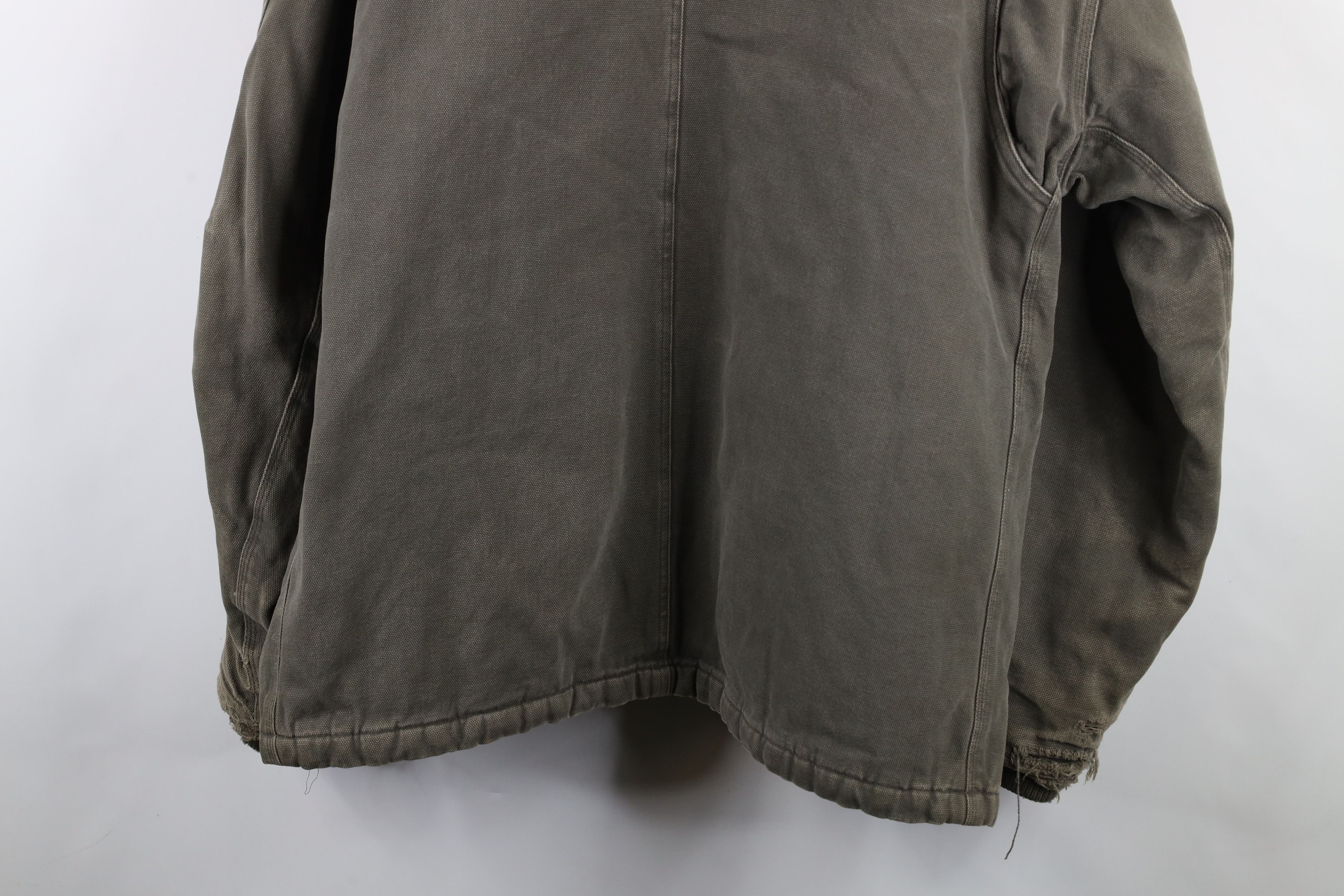 Vintage Vintage Y2K Streetwear Lined Corduroy Collar Canvas Jacket Size US XXL / EU 58 / 5 - 15 Thumbnail