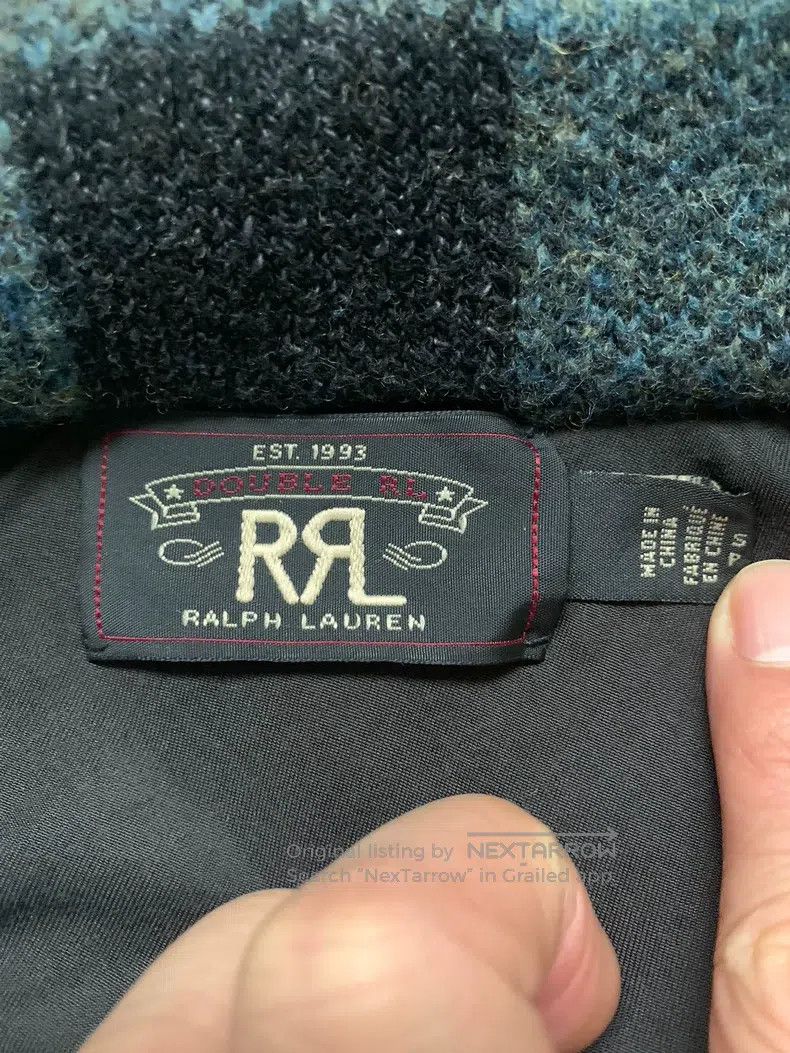 RRL Ralph Lauren RRL Ralph Lauren Classic blue-dyed wool checkered jacket Size US S / EU 44-46 / 1 - 8 Thumbnail