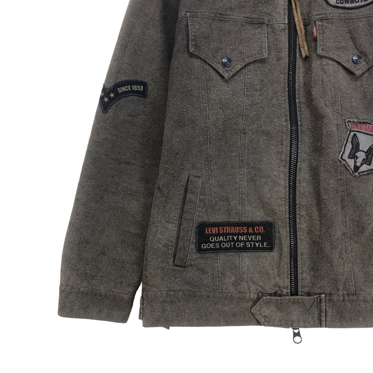 Le Grande Bleu (L.G.B.) 🔥Vtg 90s Levis Red Tab Fully Patch Type 3 Trucker Jacket Size US L / EU 52-54 / 3 - 5 Thumbnail