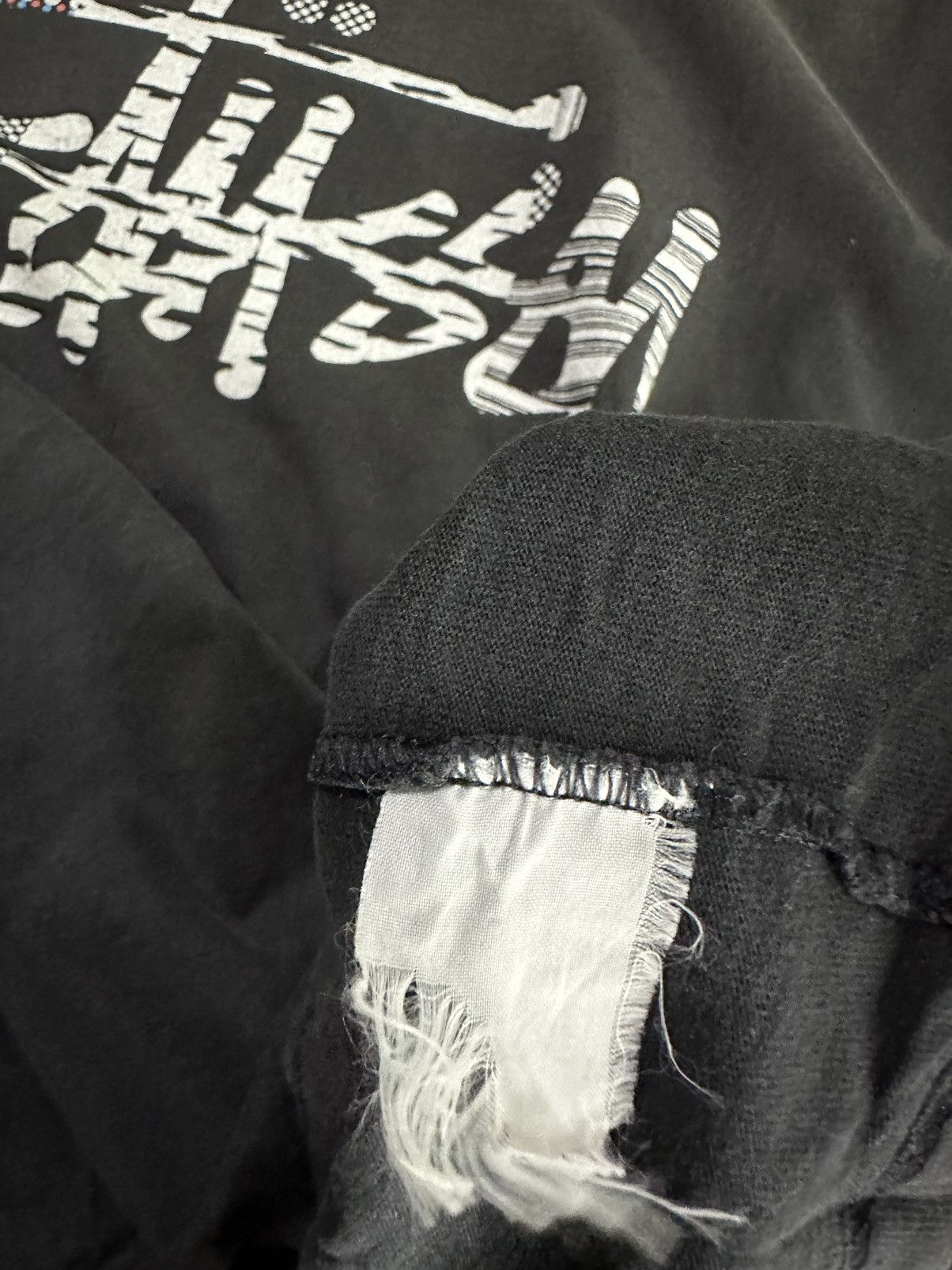 Stussy × Vintage Vintage 00’s Stussy Spellout Logo Camouflage Longsleeve Tee Size US L / EU 52-54 / 3 - 10 Thumbnail