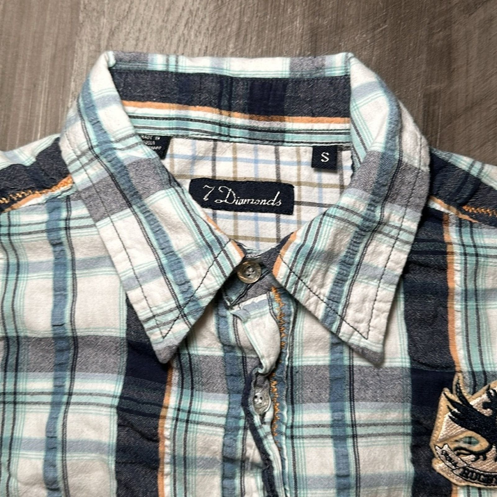 7Diamonds 7 Diamonds Rugby 76 Short Sleeve Button Down - Small Size US S / EU 44-46 / 1 - 7 Thumbnail