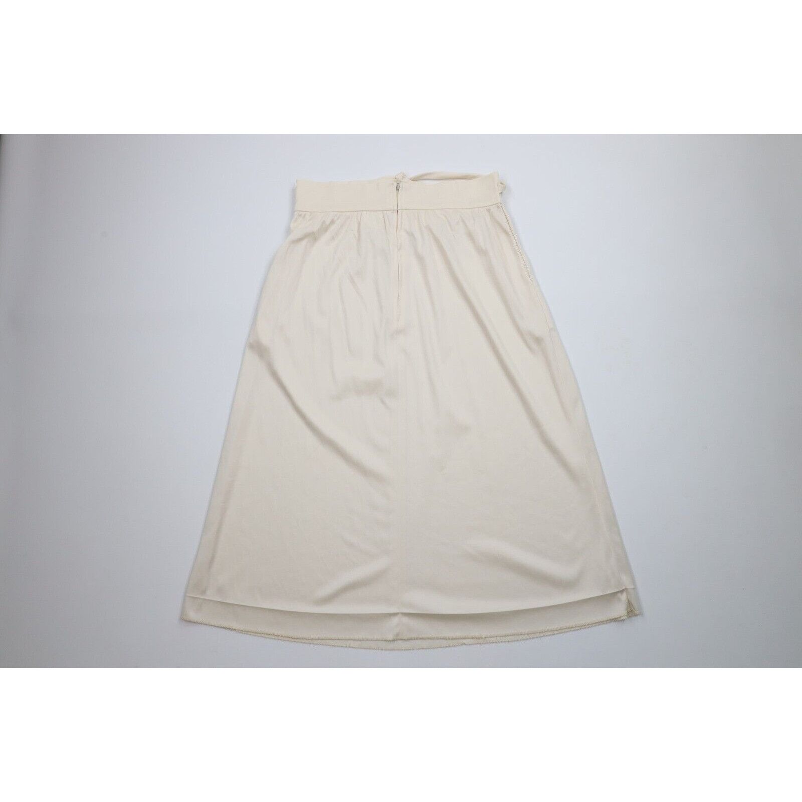 Vintage Vintage 70s Streetwear Sheer Tie Front Knit Skirt Size 38" / US 16 / IT 52 - 9 Thumbnail