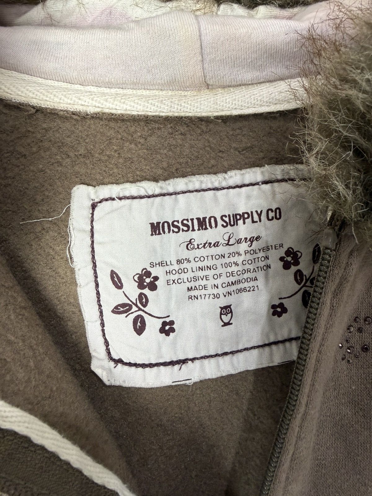 Hysteric Glamour Mossino fur hoodie brown Ifsixwasnine lgb styled Size US M / EU 48-50 / 2 - 8 Thumbnail