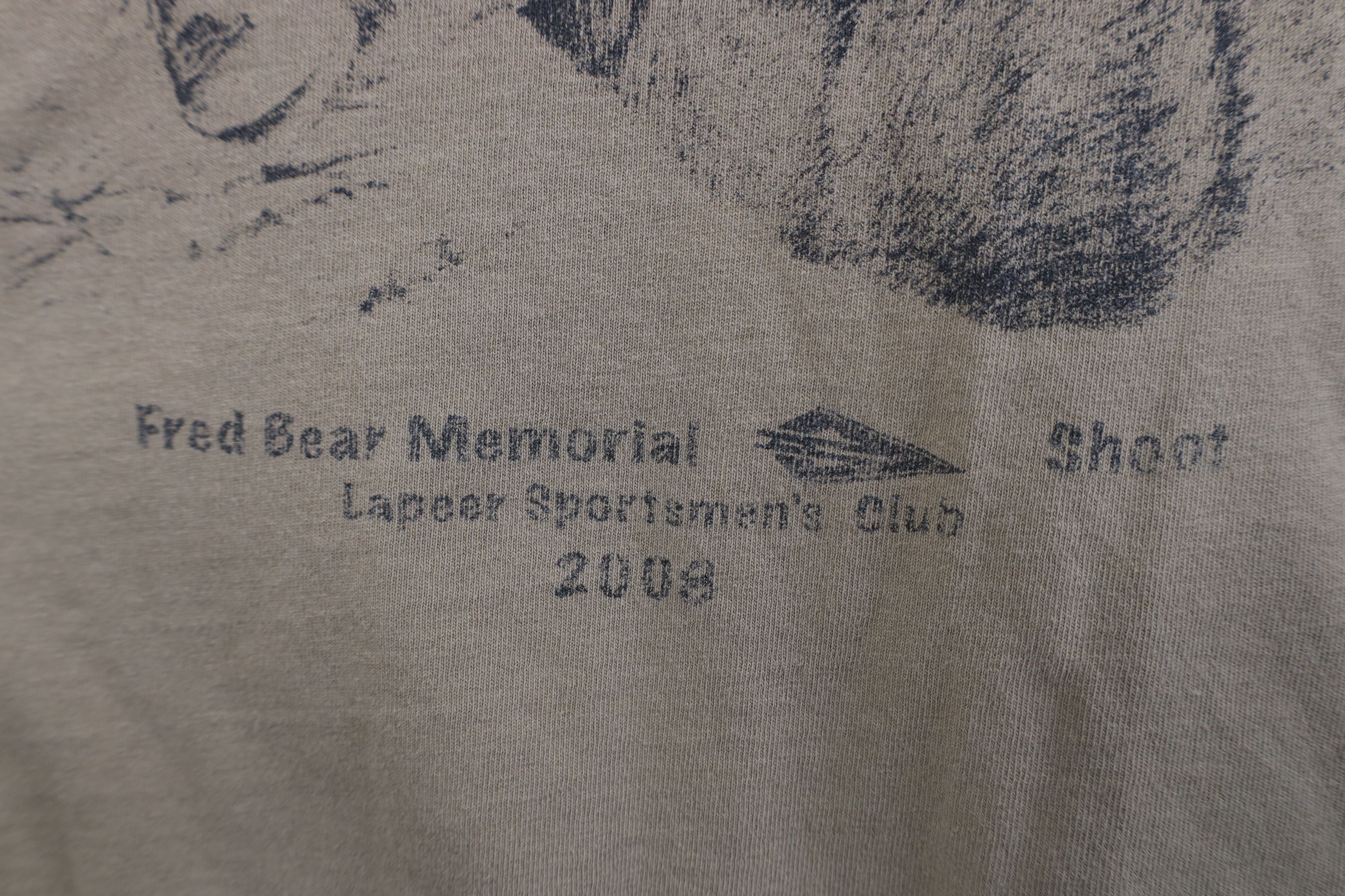 Vintage Vintage Y2K 2008 Michigan Bow Hunters Bear Shoot T-Shirt Size US XXL / EU 58 / 5 - 7 Thumbnail