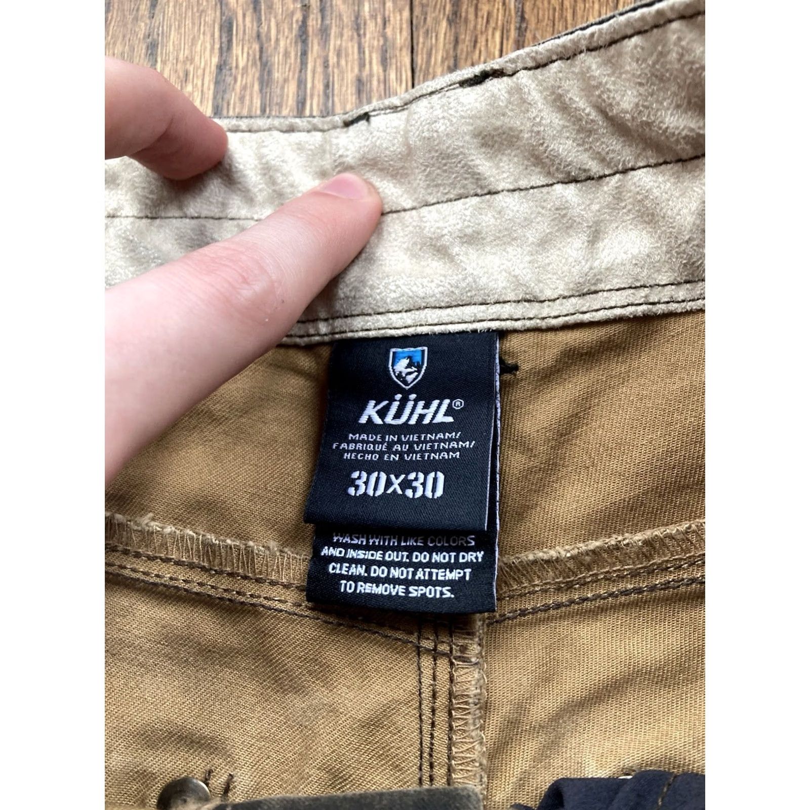 Vintage Kuhl Rydr Pants Mens Size 30x30 Canvas Midnight Brown Vintage Patina Dye Size US 30 / EU 46 - 6 Thumbnail