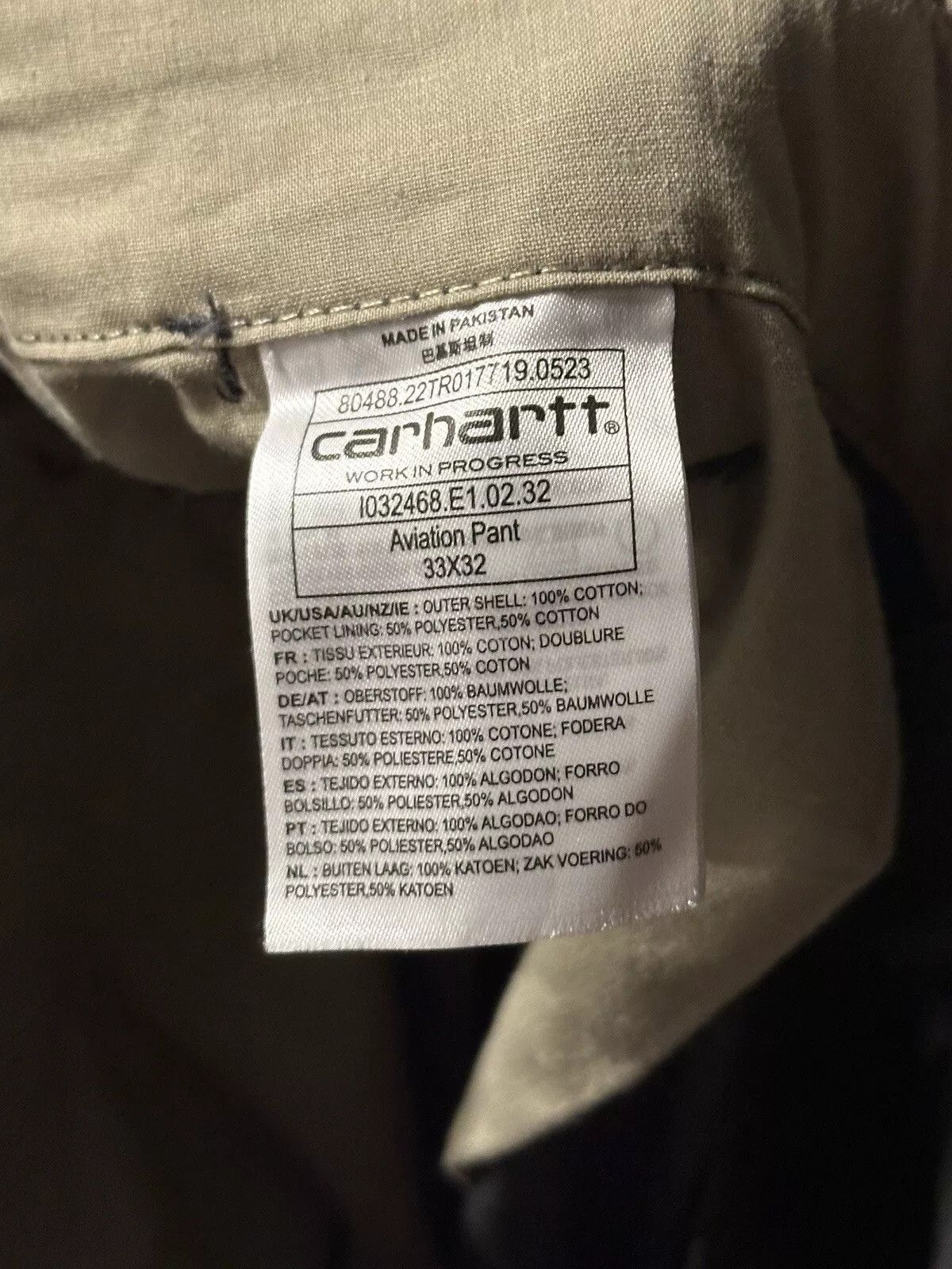 Carhartt Vintage Carhartt Aviator Baggy Cargo Pants Mens Szie 33x32 Size US 33 - 8 Thumbnail