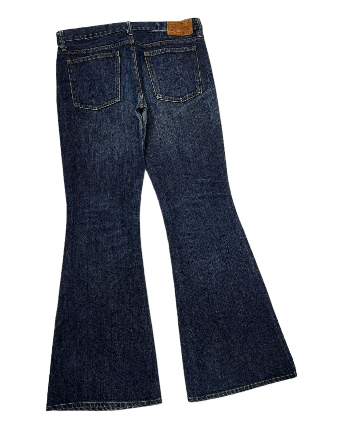Burgus Plus GRAIL🔥Burgus Plus 🇯🇵 Indigo Bootcut Flared Denim Jeans Size US 32 / EU 48 - 4 Thumbnail