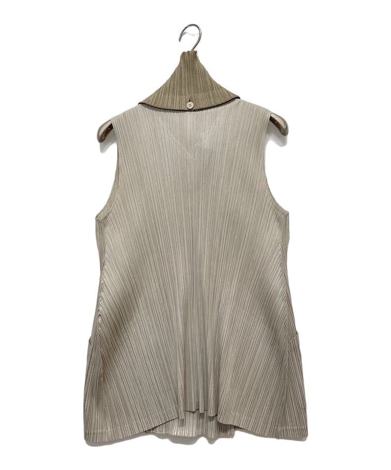 Issey Miyake Issey Miyake size:4 Grey pleated and deformed vest Size S / US 4 / IT 40 - 2 Thumbnail