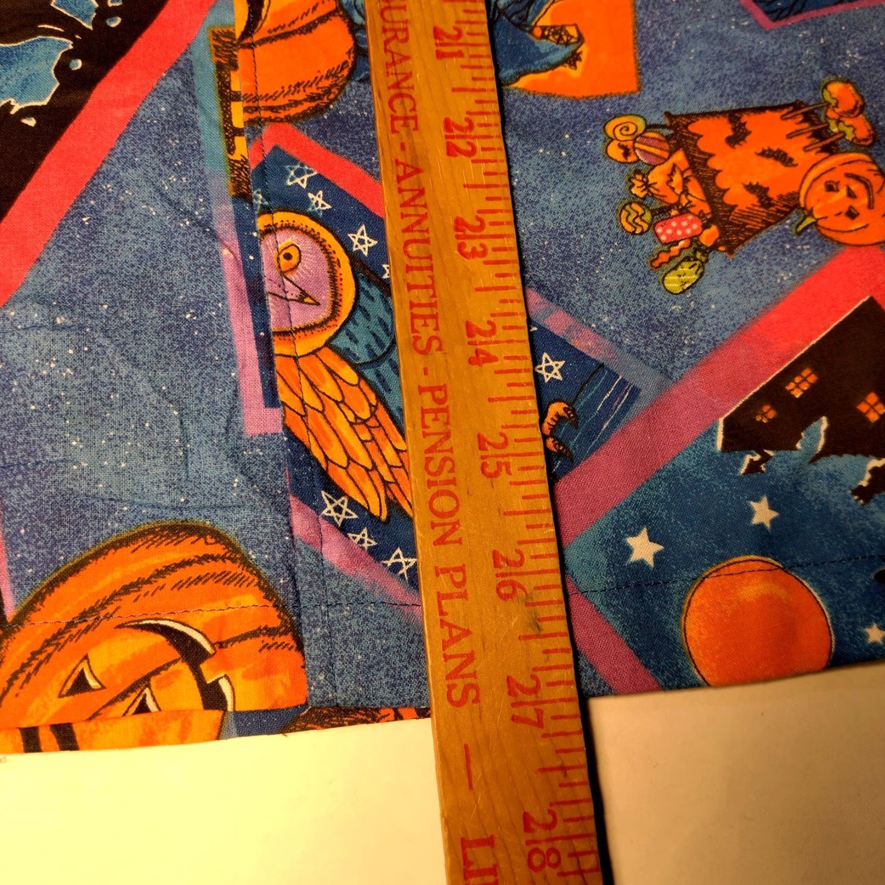 MadeMe HOMEMADE Halloween Scrub Top Shirt Women S Multi-Color Patterned Cotton Blend V-Neck Short Sleeve with Pockets Size S / US 4 / IT 40 - 6 Thumbnail