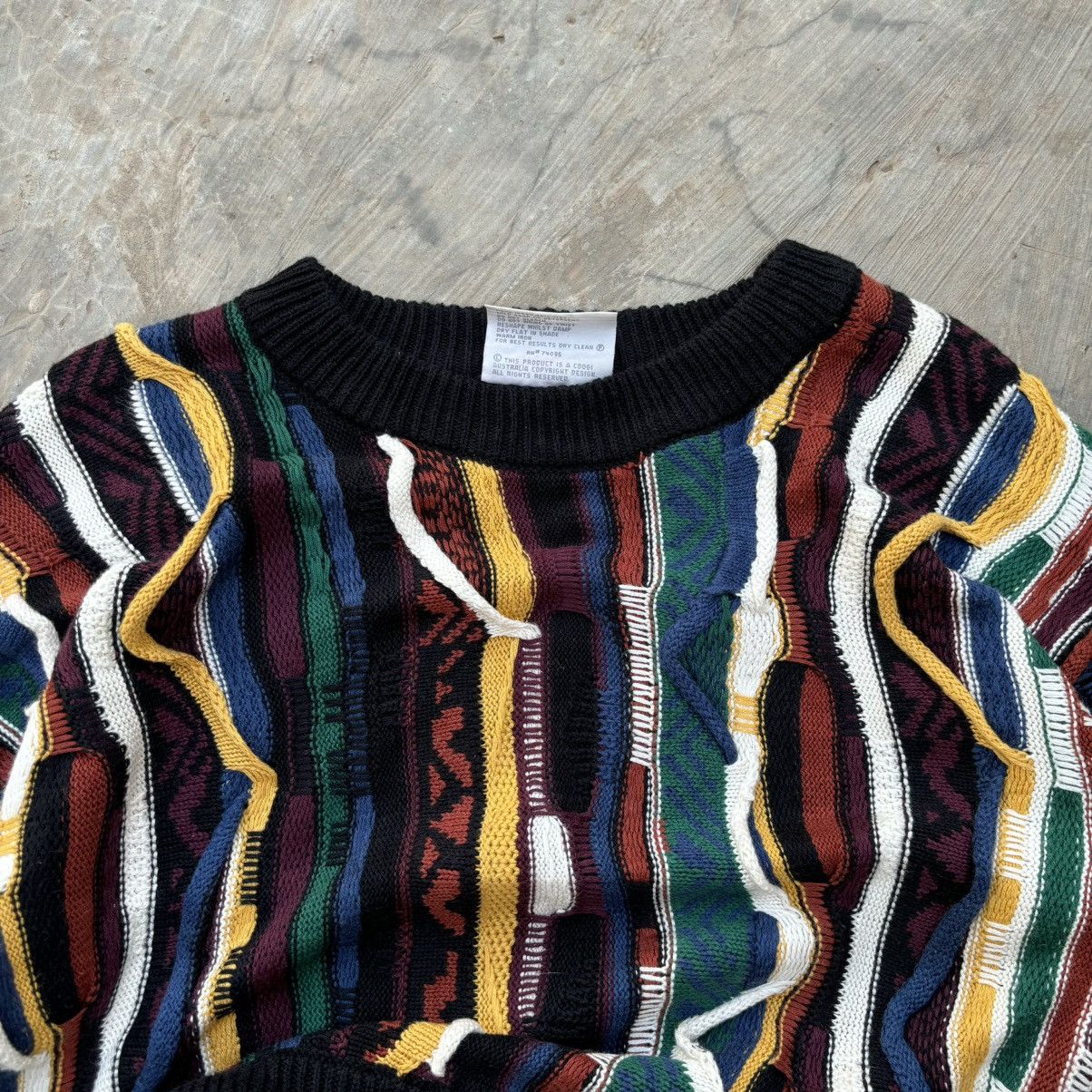 Coogi Crazy Vintage 90s Coogi 3D Knit Sweater Size L / US 10 / IT 46 - 4 Thumbnail