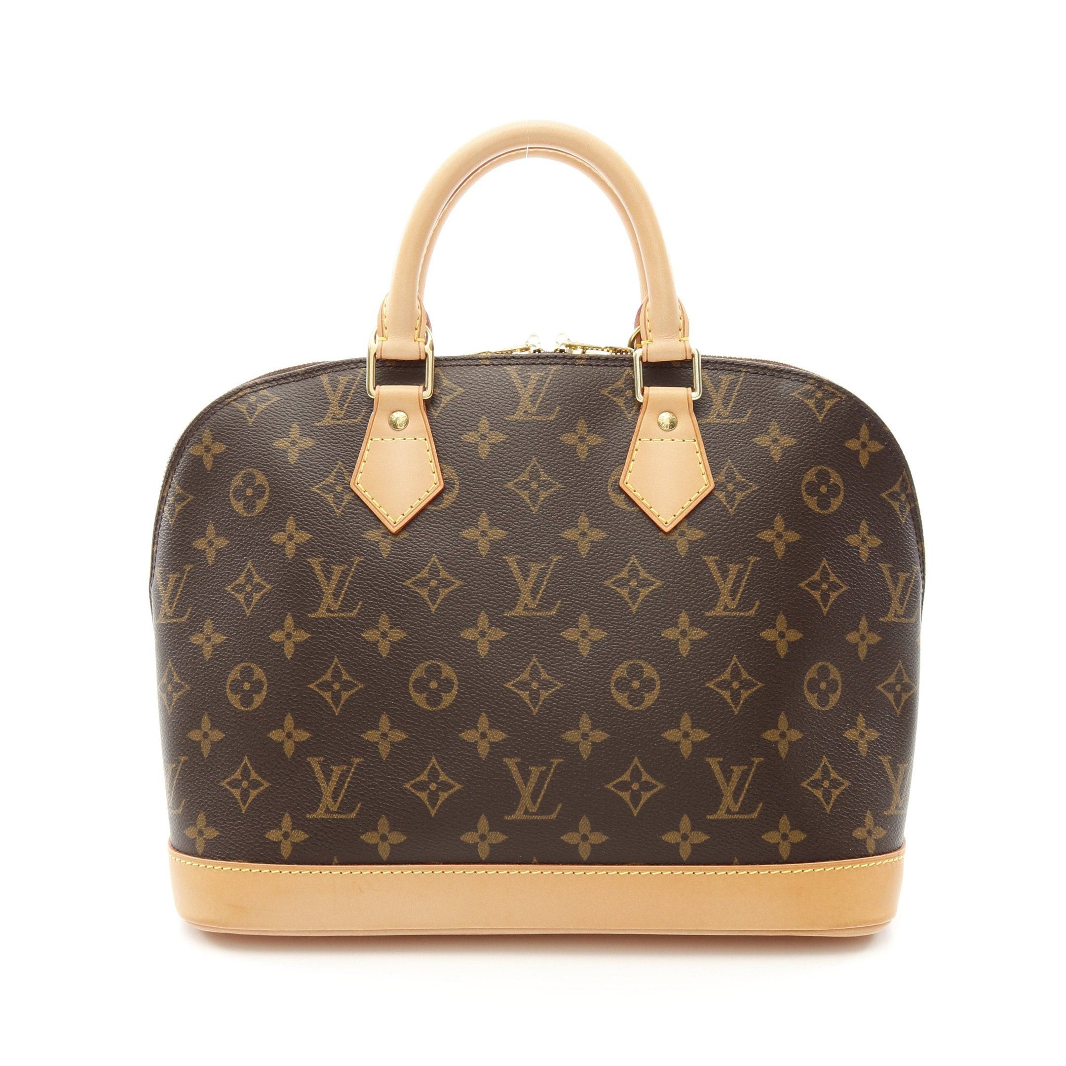 Louis Vuitton Louis Vuitton Alma Pm Monogram Handbag Leather Brown Size ONE SIZE - 1 Thumbnail