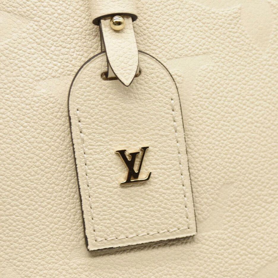 Louis Vuitton LOUIS VUITTON Trianon PM Monogram Emprreinte Handbag Creme Size ONE SIZE - 12 Thumbnail