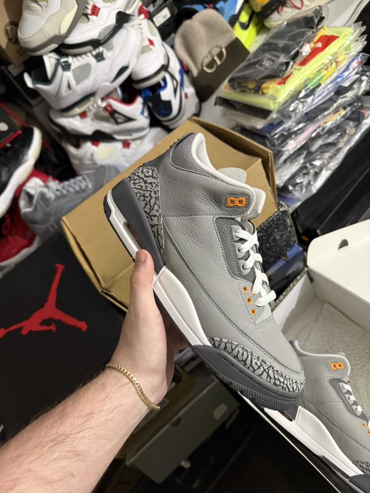 Jordan Brand Jordan retro 3 cool grey sz 10 Size US 10 / EU 43 - 1 Thumbnail