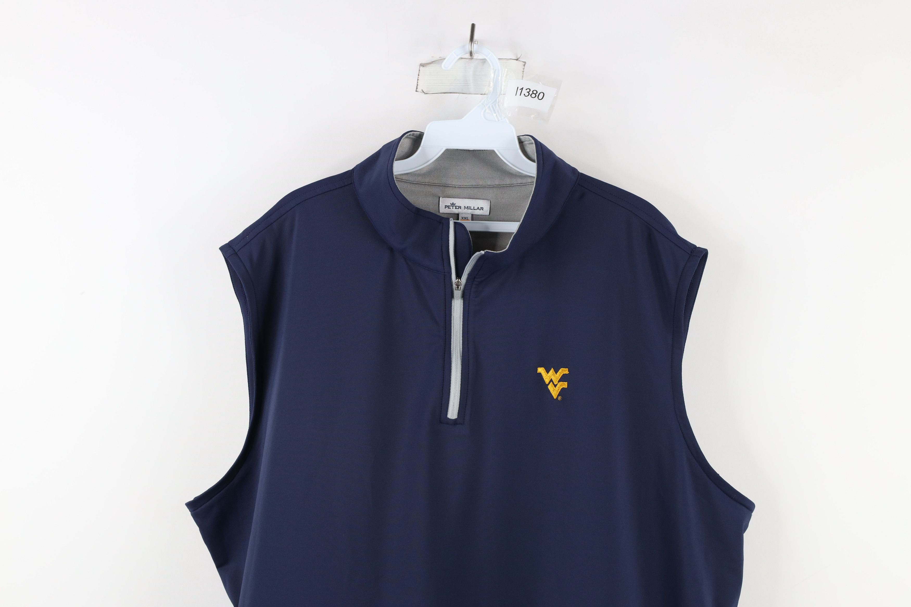 Peter Millar × Vintage Peter Millar Virginia University Half Zip Pullover Vest Blue Size US XXL / EU 58 / 5 - 2 Thumbnail