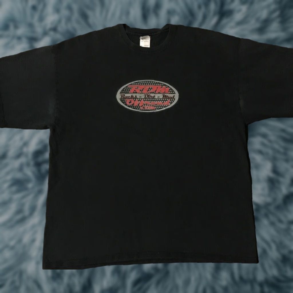Vintage Vtg Dirt Bike T-Shirt MX Motocross Racing Black 2XL Short Sleeve Men Grunge 90s Vintage Rocks Dirt Mud Distressed Shirt XXL Size US XXL / EU 58 / 5 - 1 Thumbnail
