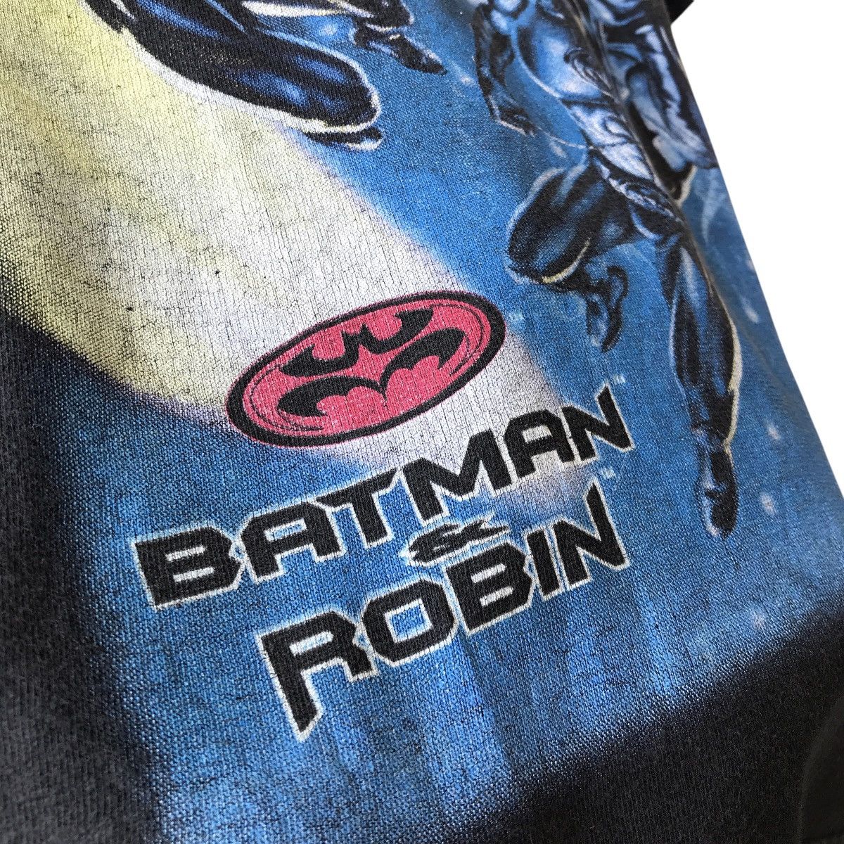 DC Comics × Vintage Batman & Robin Vintage 1997 DC Comics Unisex Kids Tee Size US S / EU 44-46 / 1 - 4 Thumbnail