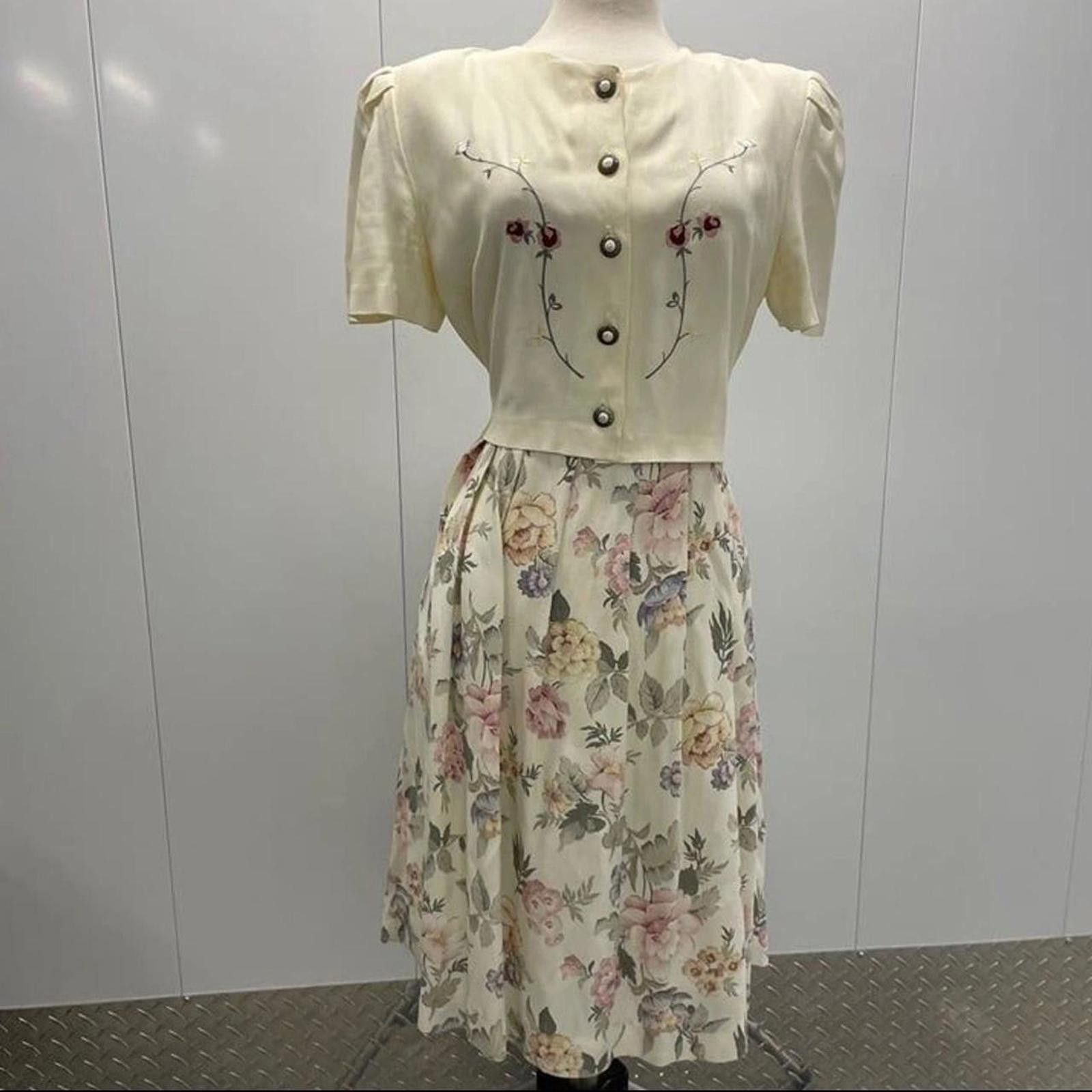 Other Tori Alexander Vintage Dress Size Medium Boho Retro 14 Size XL / US 12-14 / IT 48-50 - 1 Thumbnail