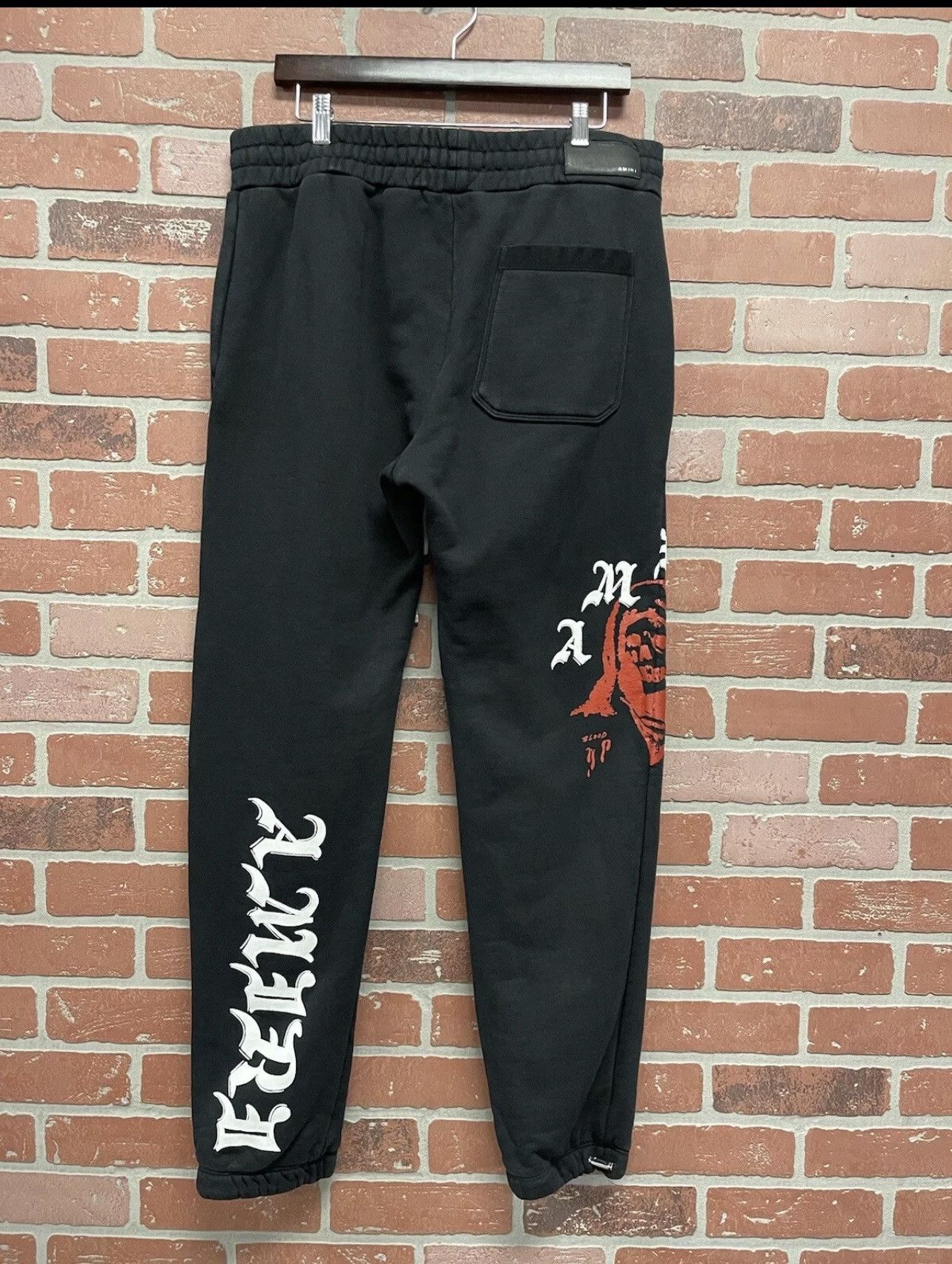 Amiri Size XL - Amiri Men’s Wes Lang Solar Kings Black Sweatpants Size US 36 / EU 52 - 6 Thumbnail