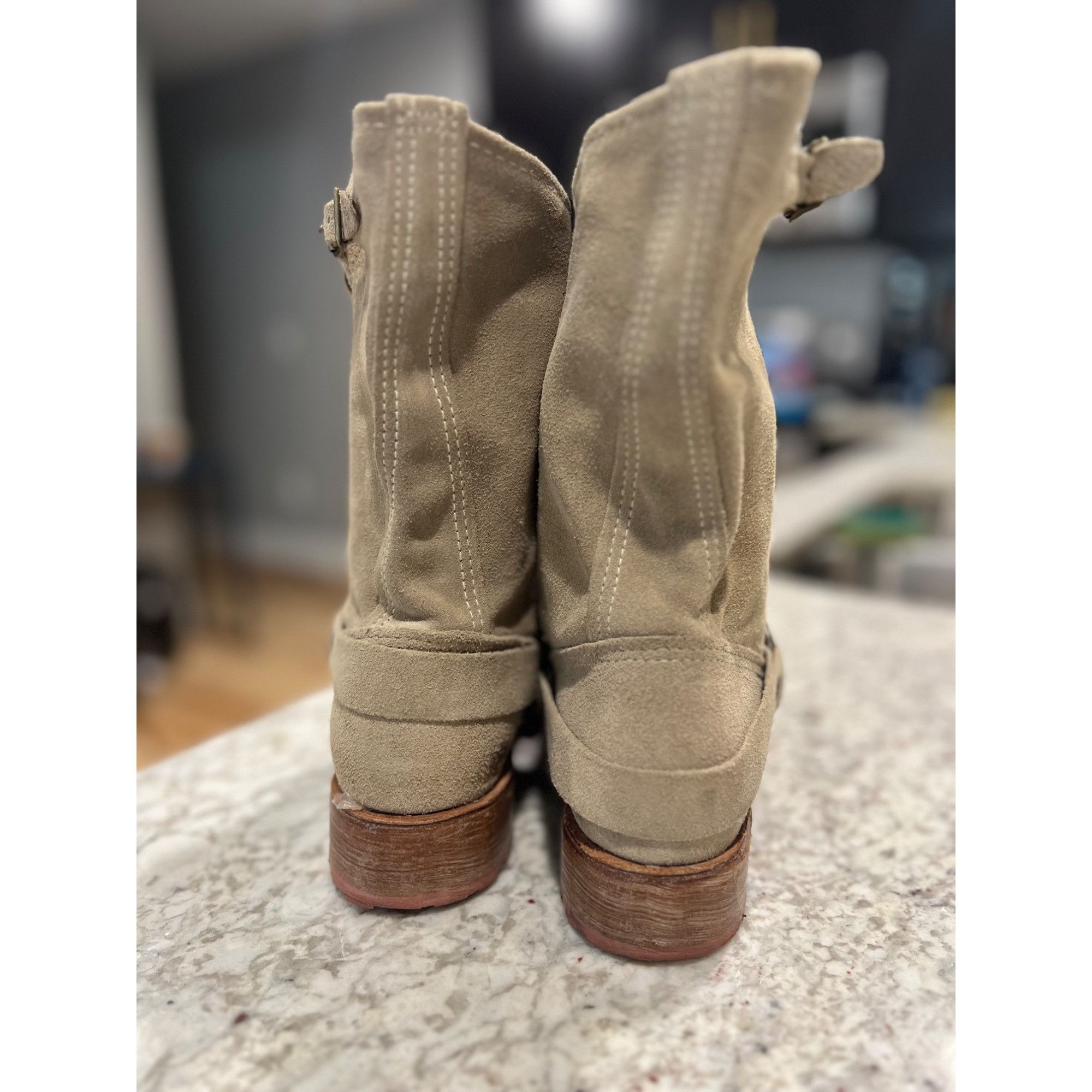 Vintage Shoe Co. Vintage Shoe Company Sueded Leather Boots - Size 7.5 Size US 7.5 / IT 37.5 - 4 Thumbnail