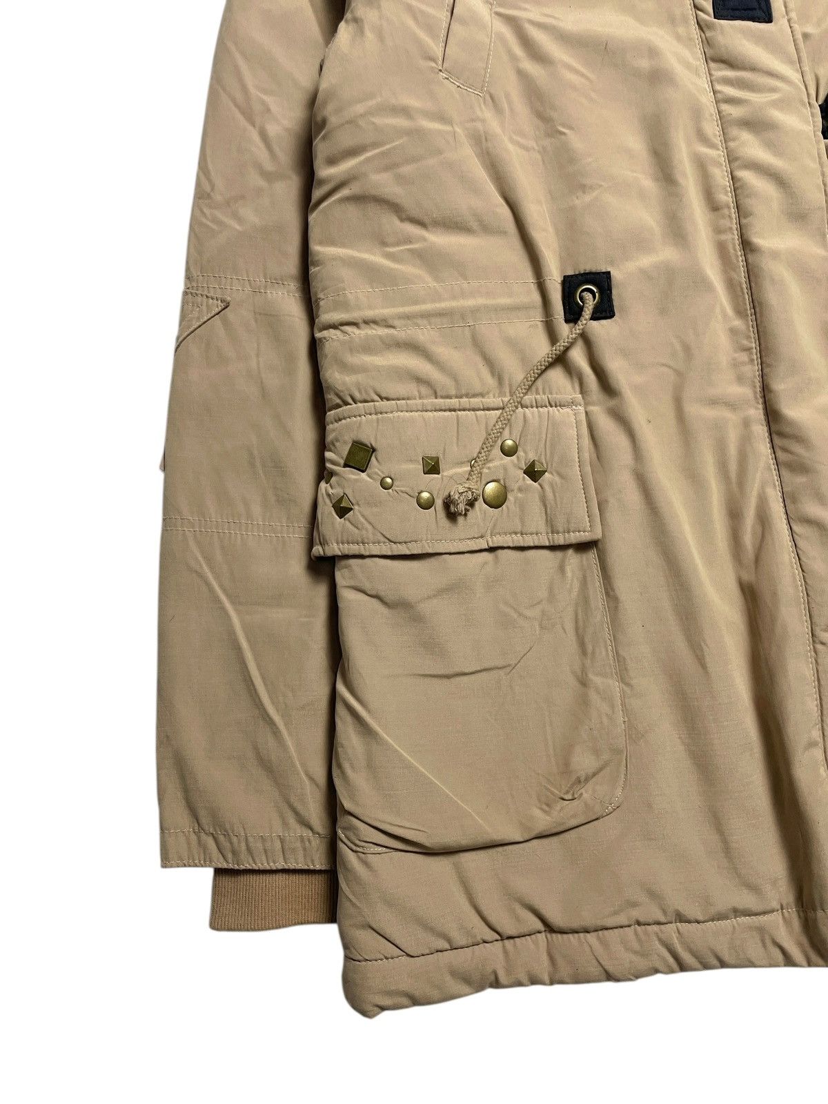 Angel Blue 2000’s Pink Latte - Studded Parka Jacket Size US M / EU 48-50 / 2 - 7 Thumbnail
