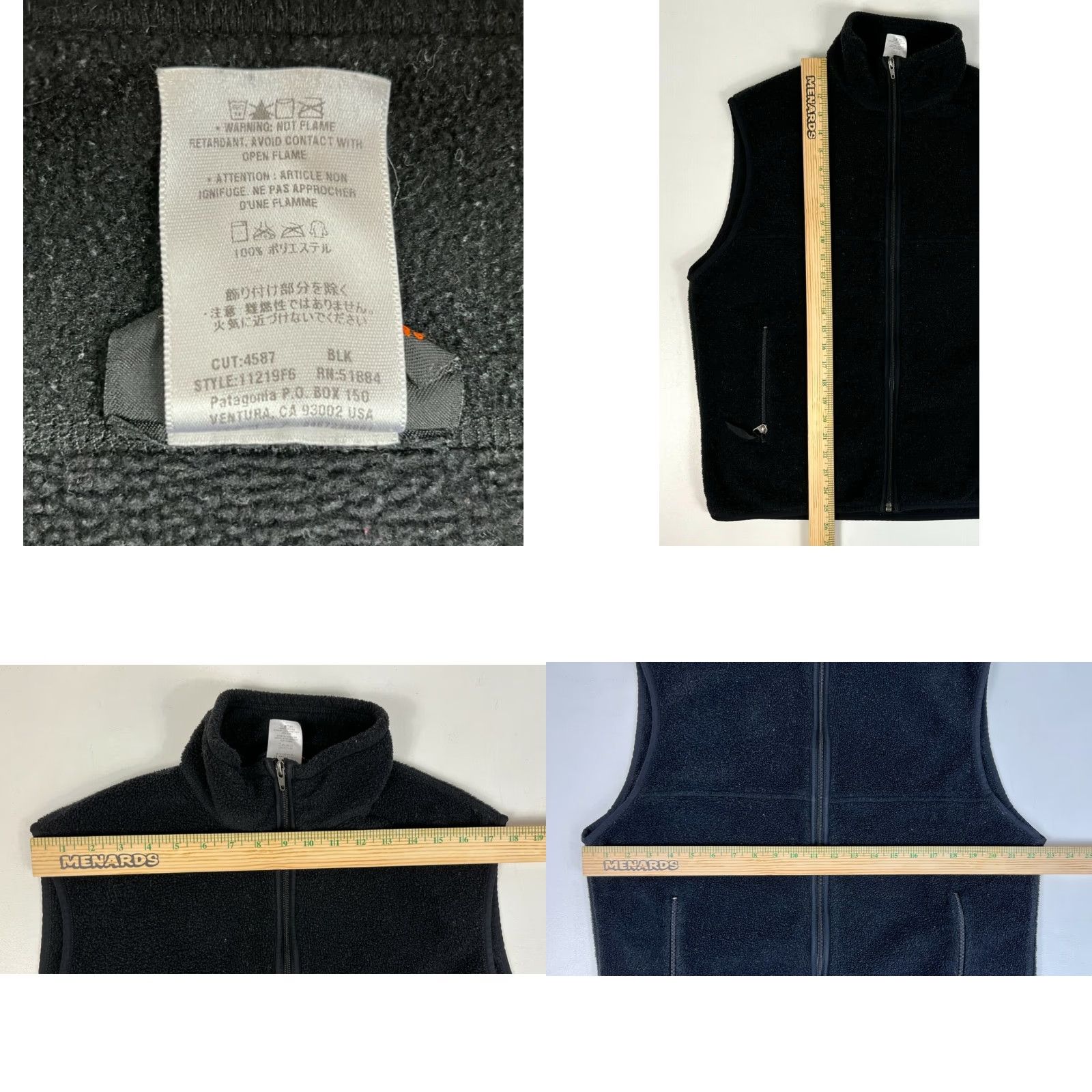 Patagonia VINTAGE Patagonia Men’s Synchilla Vest - Full Zip Mid-Length L Black Logo Outdoor USA 2006 Synchilla Vest Mens Size US L / EU 52-54 / 3 - 8 Thumbnail