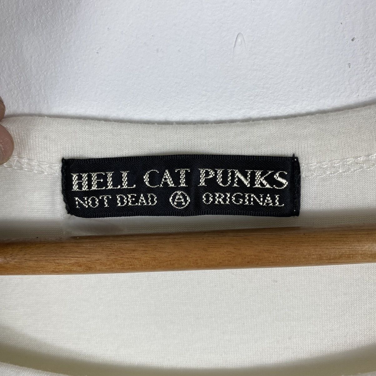 Japanese Brand Vintage HELL CAT PUNKS Want You Bad Punk Goth Designs Tee Size US M / EU 48-50 / 2 - 15 Thumbnail