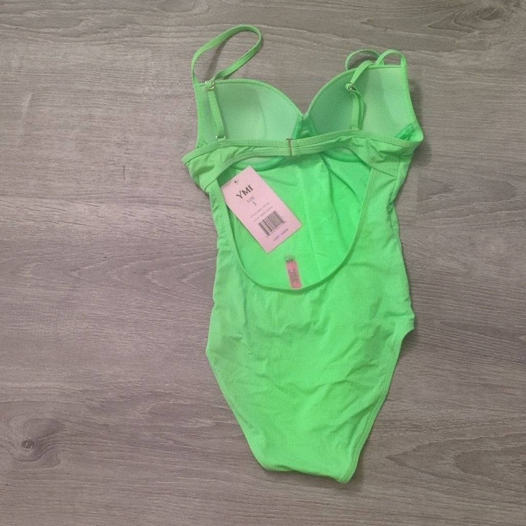 Other YMI green gecko one piece swimsuit size small Size ONE SIZE - 5 Thumbnail