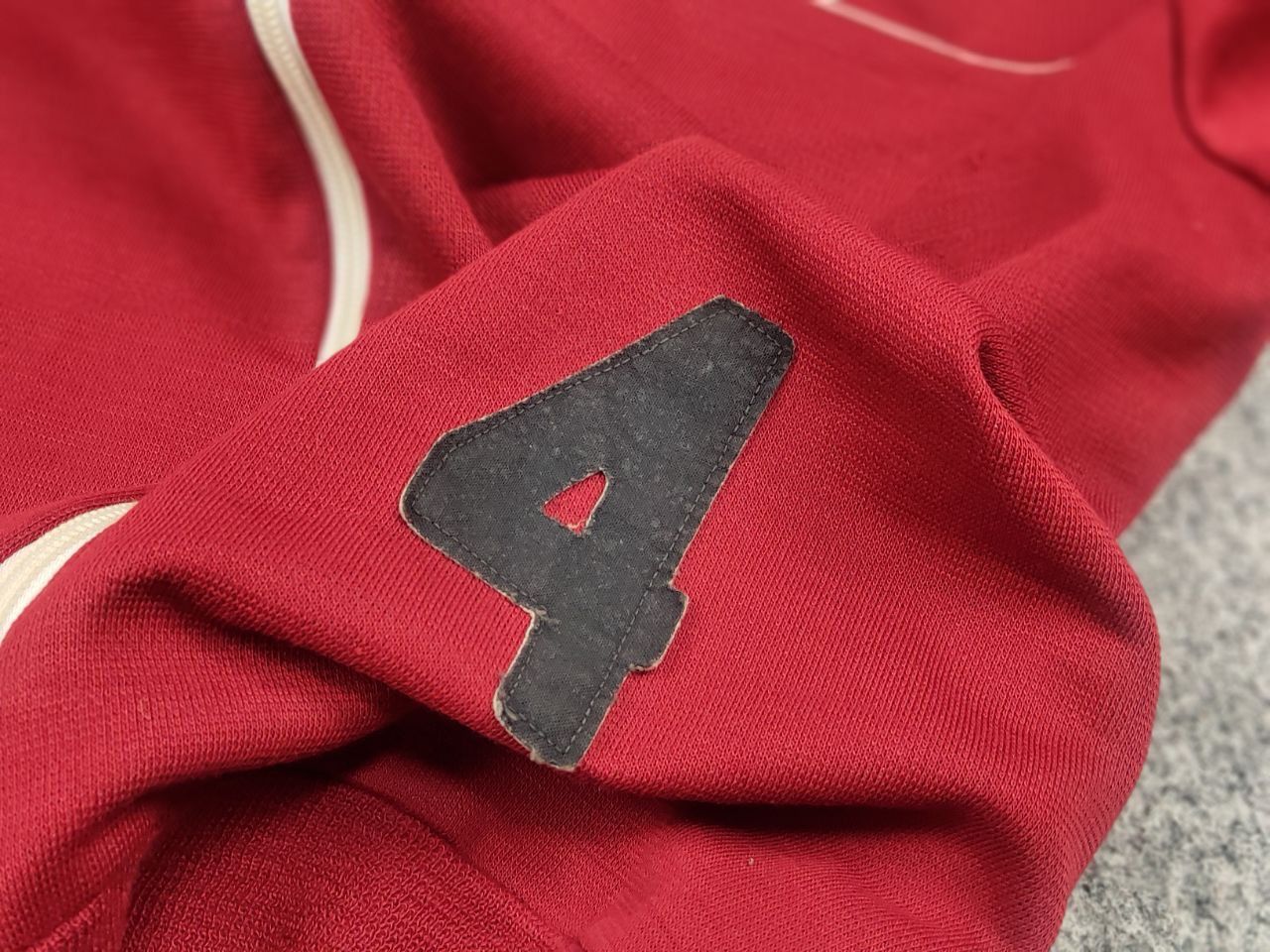 Champion Rare Vintage 50's Champion Logo 4 Red Zip Light Track Jacket Size US M / EU 48-50 / 2 - 11 Thumbnail