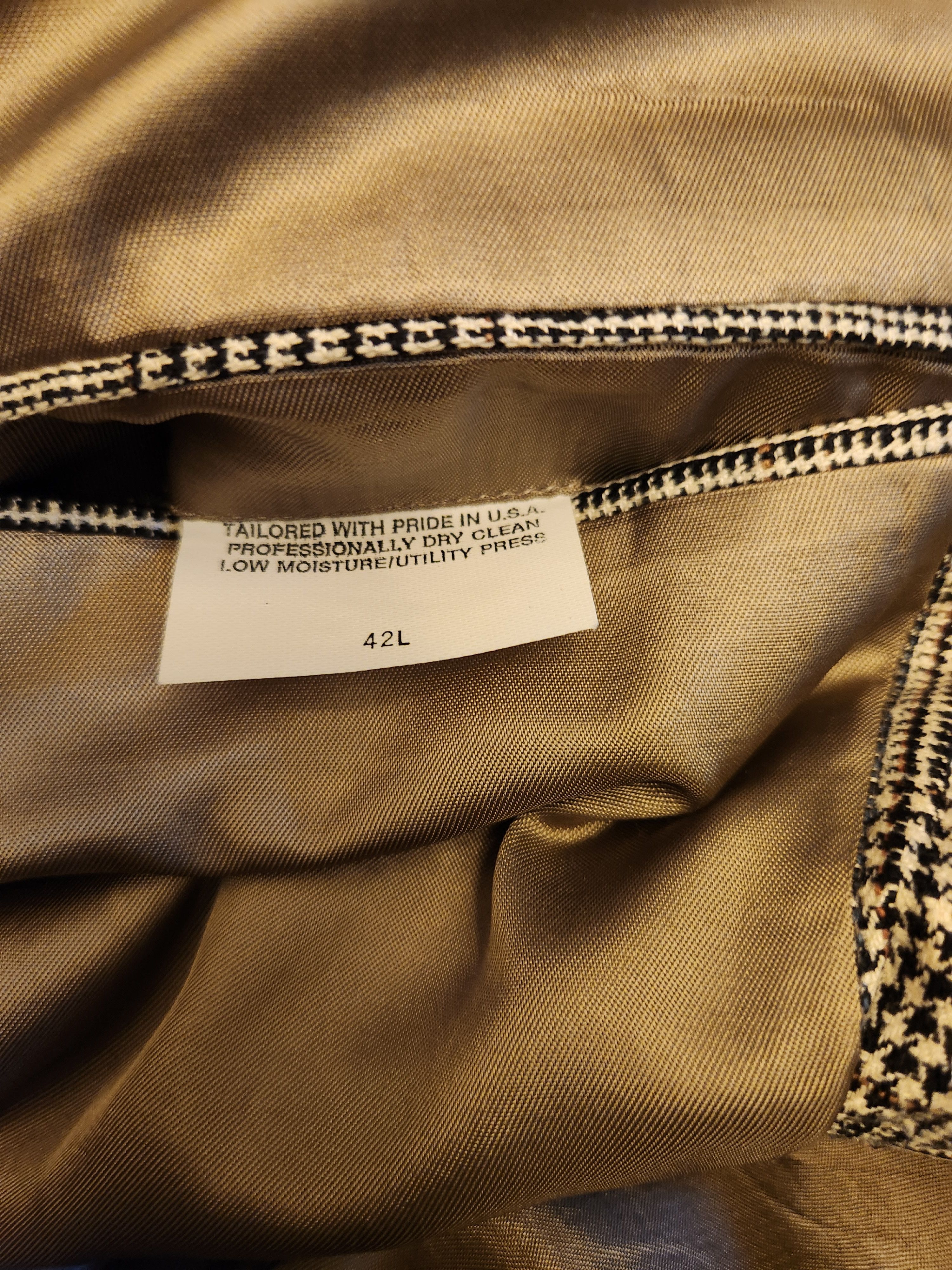 Other Alltons Clothiers Custom Tailored Silk/Linen Blazer Size 42L - 5 Thumbnail