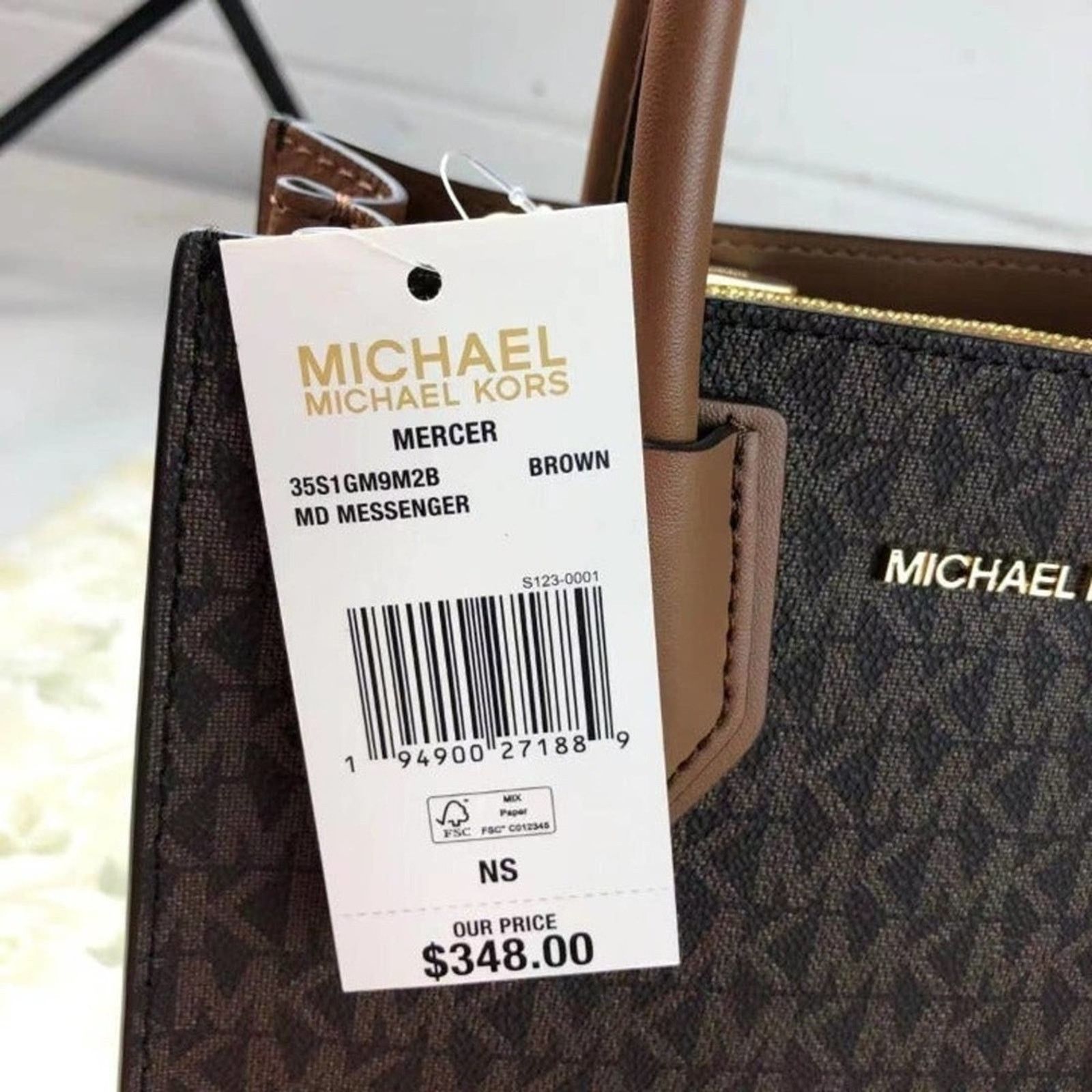 Michael Kors MICHAEL KORS MERCER MEDIUM MESSENGER CROSSBODY SATCHEL BAG Size ONE SIZE - 5 Thumbnail