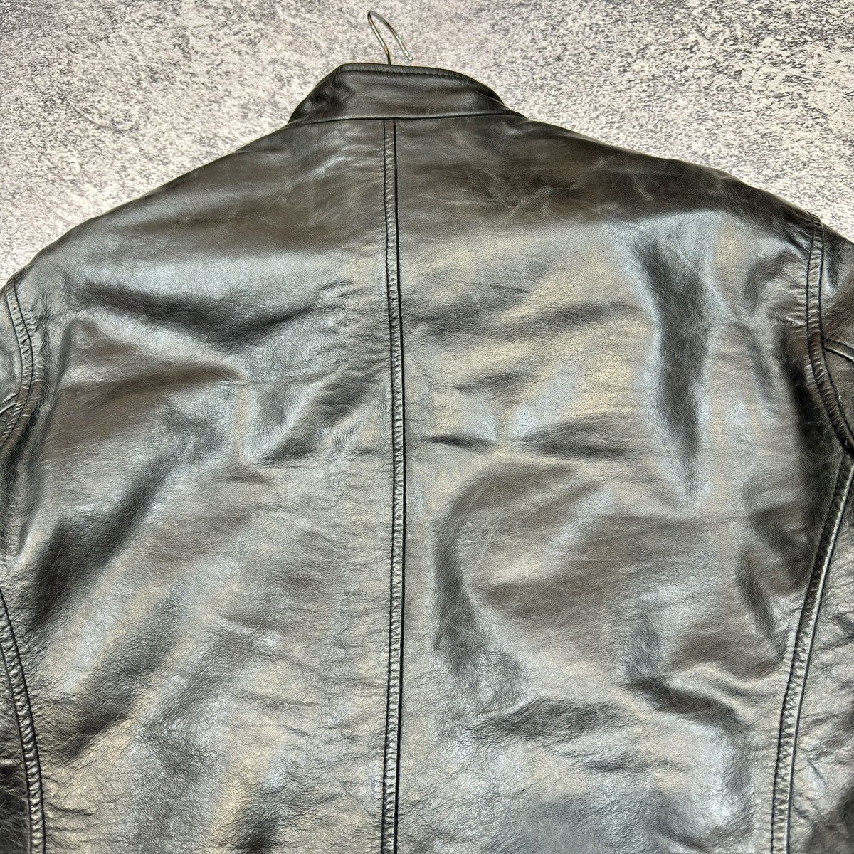 Strellson Strellson Mens Leather Jacket Wool Lining 48 size M Size US M / EU 48-50 / 2 - 7 Thumbnail