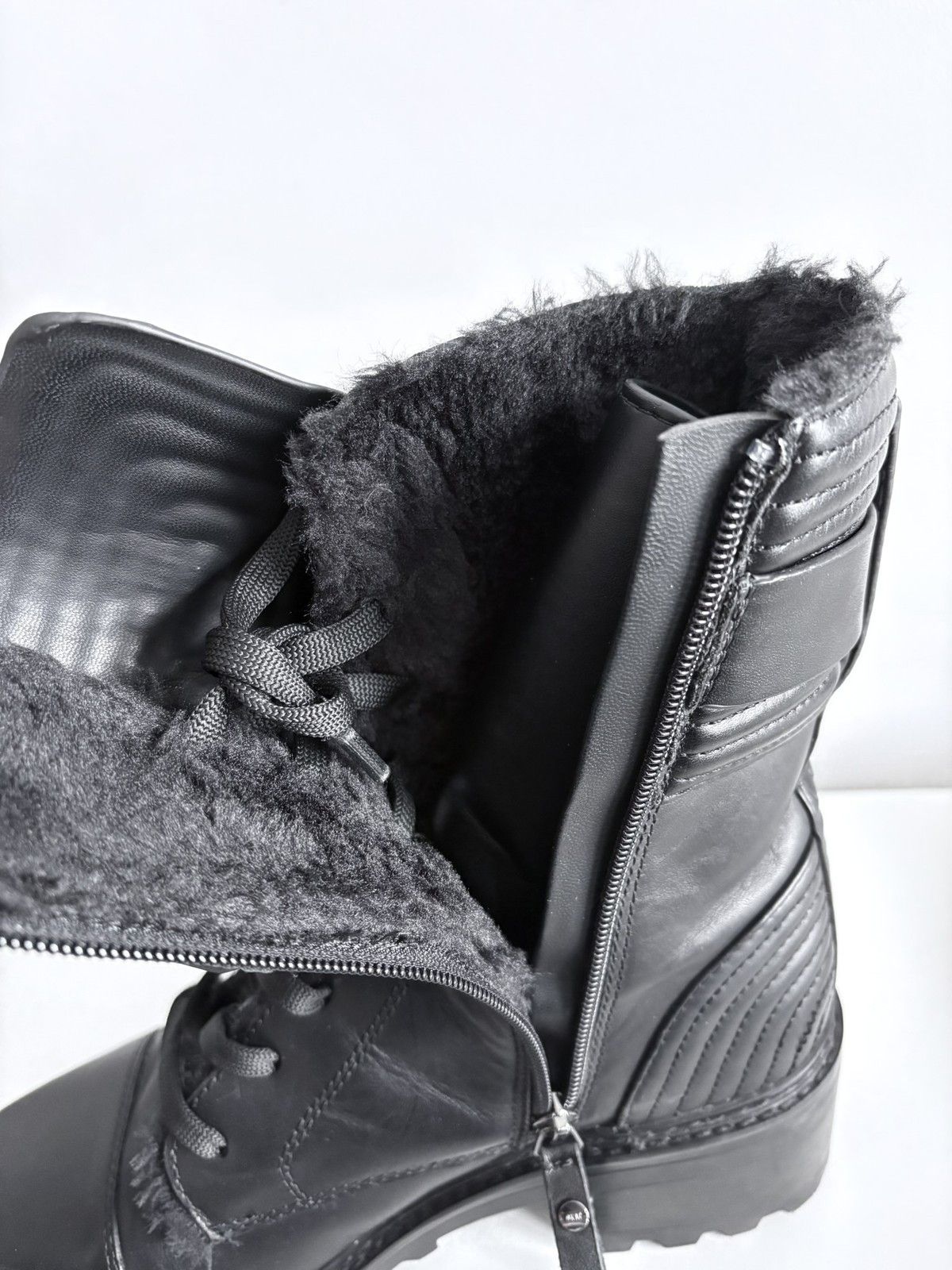 DKNY DKNY Basia biker boots black heeled leather size 38 Size US 8 / IT 38 - 9 Thumbnail