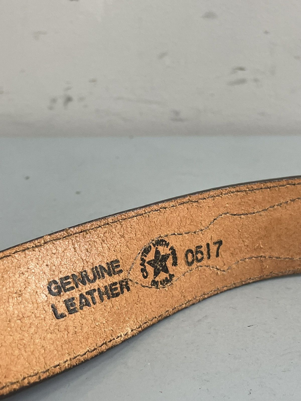 Rare western 90s retro hype Margiela style belt