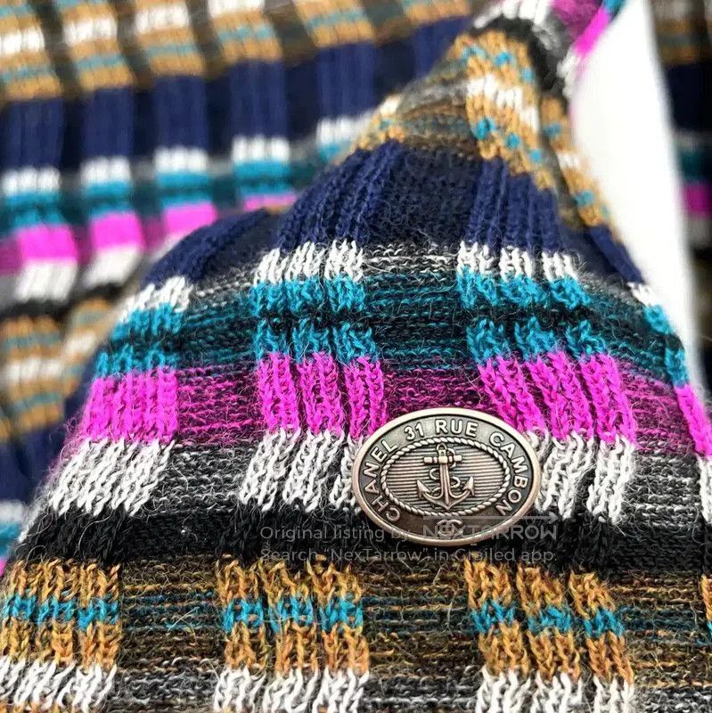 Chanel Chanel Colorful Wool Turtleneck Sweater . Size S / US 4 / IT 40 - 6 Thumbnail