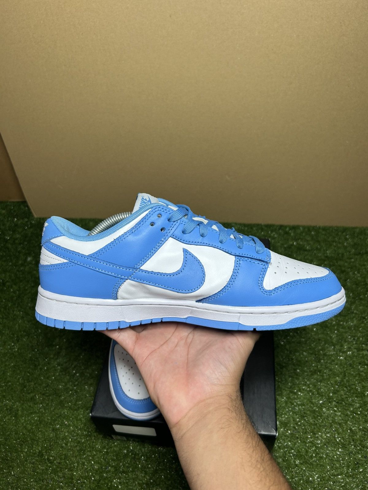 Nike Nike dunk low UNC 2021 Size US 10 / EU 43 - 3 Thumbnail
