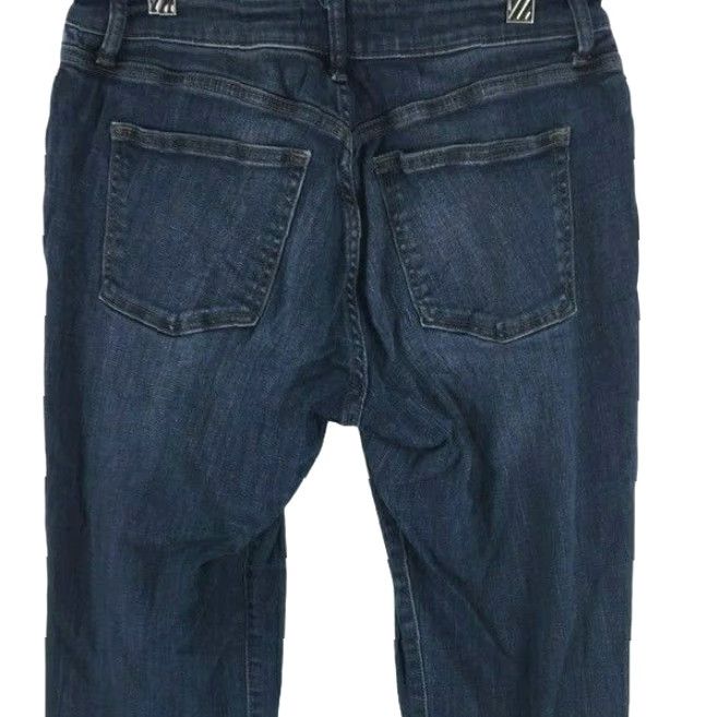 Denime VINTAGE Warp + Weft Jeans Oakland Straight Regular Denim Blue 29x33 Mens 29 Regular Blue Vintage 90s Style Mens Jeans Size US 29 - 2 Thumbnail